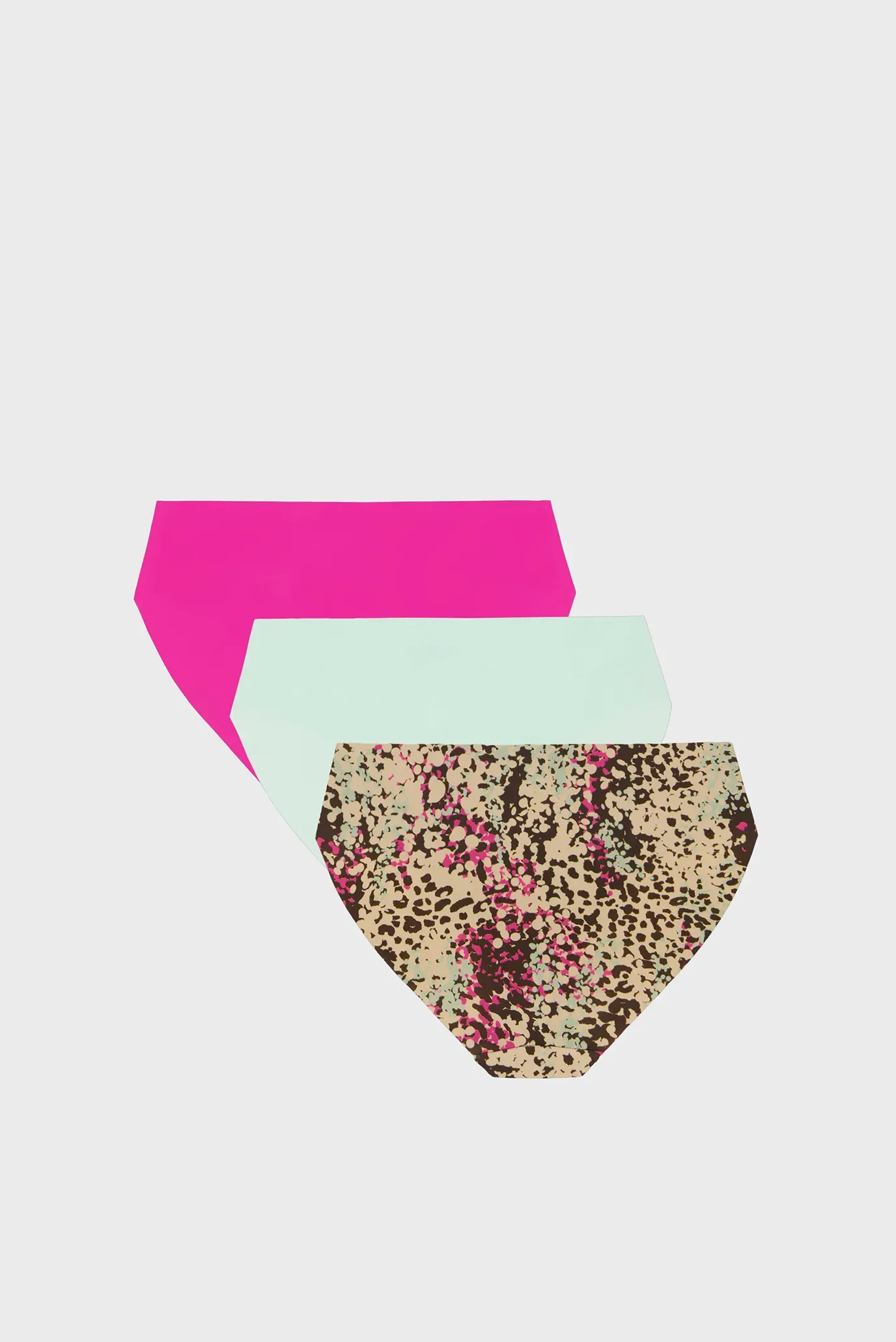 Трусы/UA PURE STRETCH NO SHOW BIKINI-PRINT 3PK 2