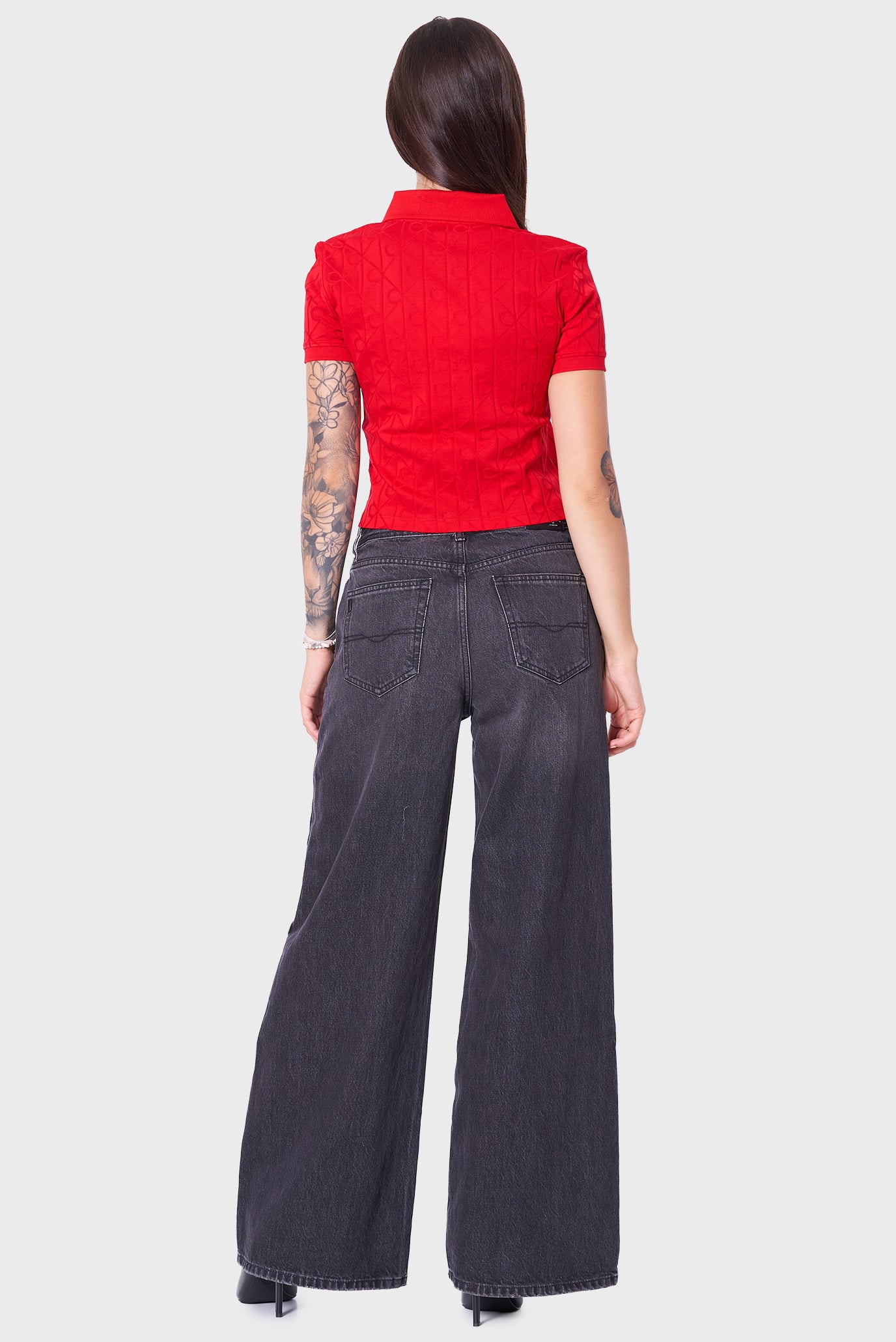 Джинсы WIDE LEG HW ARCHIVE BLK 3