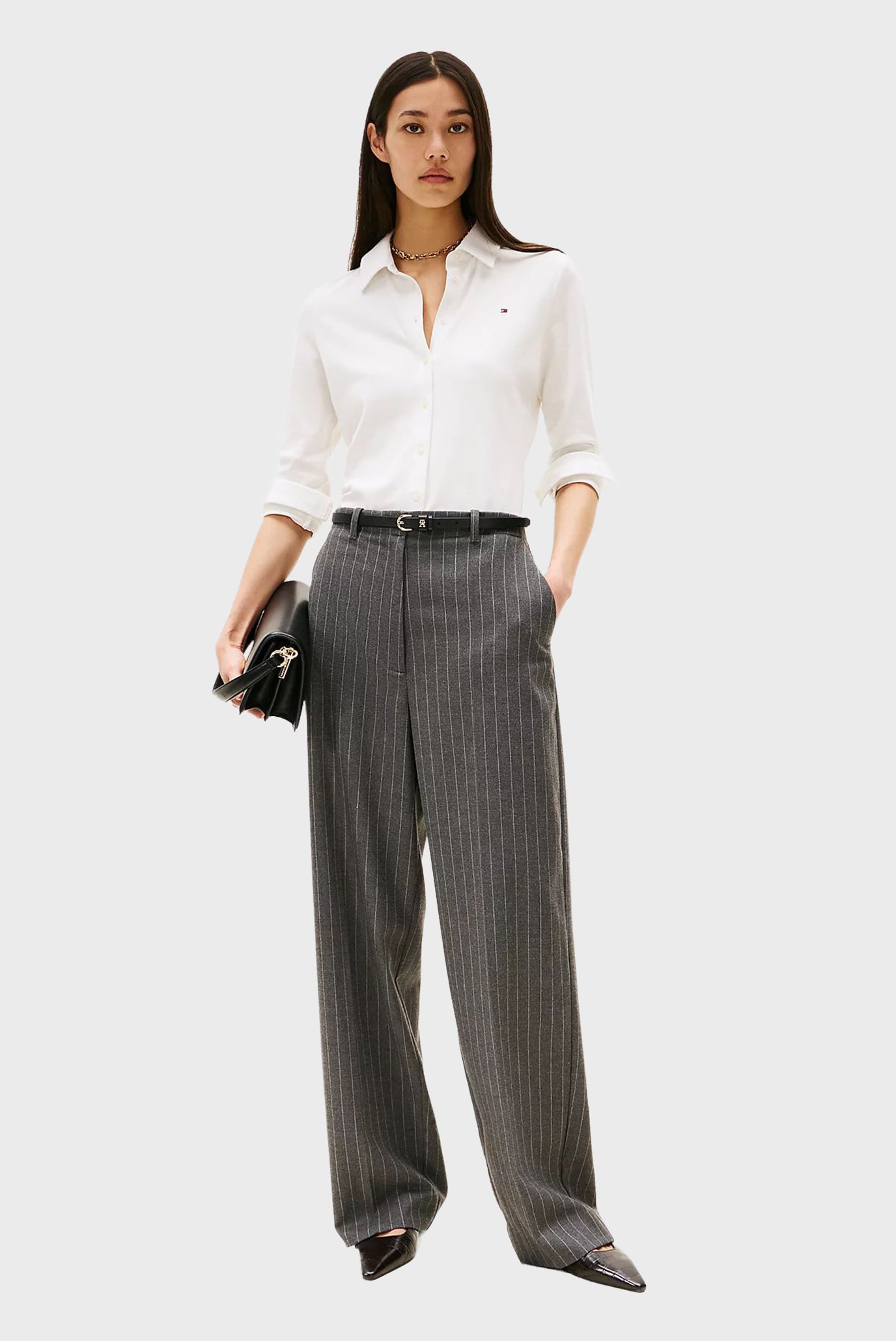 Рубашка/1985 SLIM PIQUE LS SHIRT 2