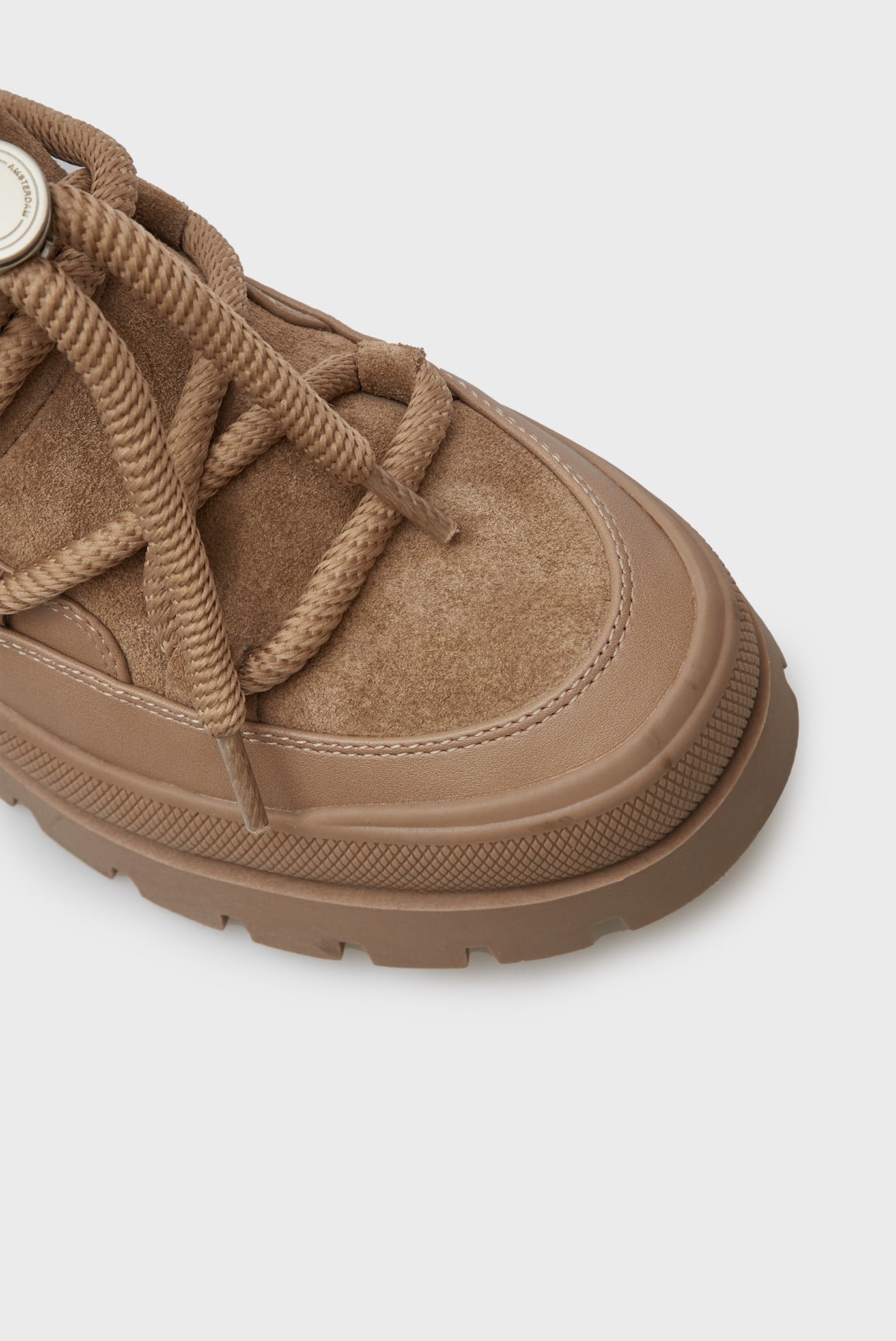 Женские бежевые замшевые полусапоги PISANA KYOTO 4