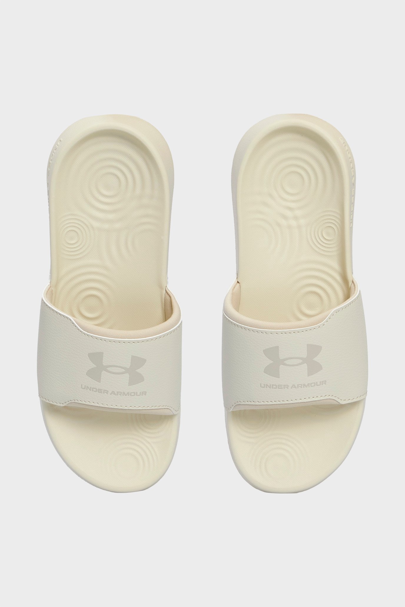 Женские бежевые слайдеры UA W Ignite Select 4