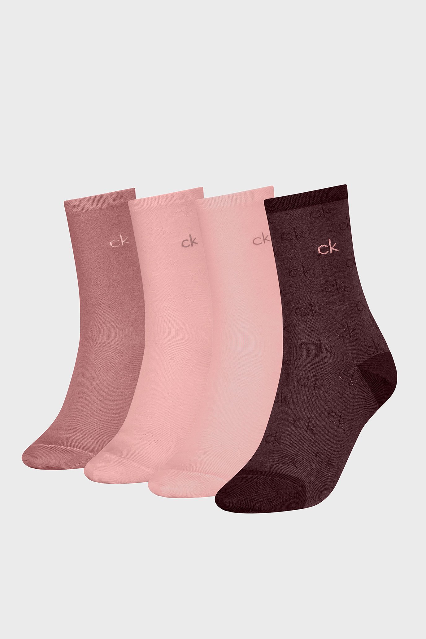 Носки/CK WOMEN SOCK 4P AO LOGO HOLIDAY PACK 1