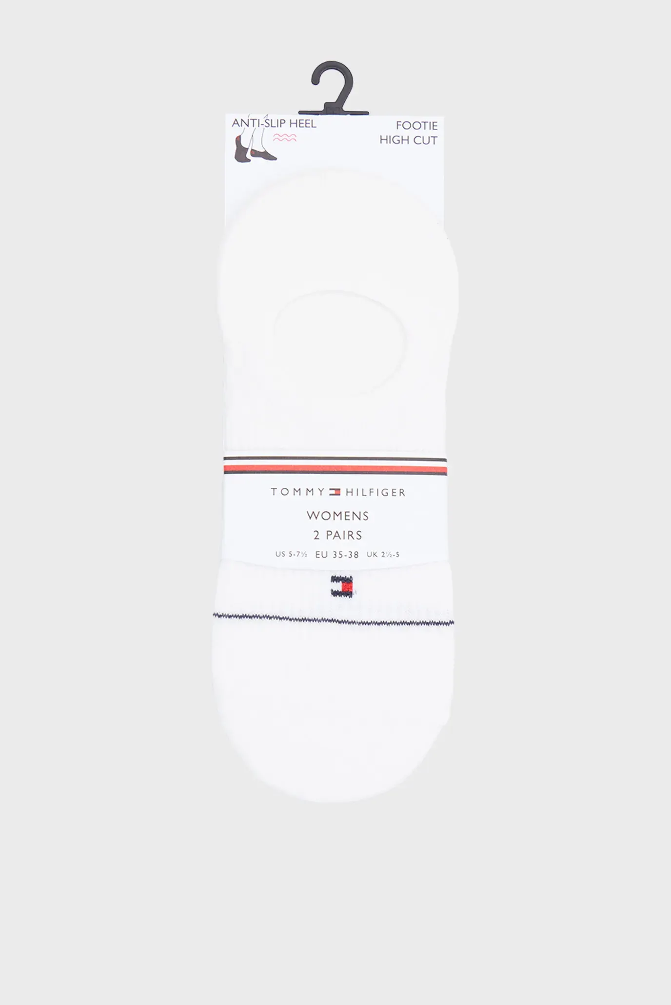 Следы TH WOMEN FOOTIE HC 2P RIB STRIPE 1