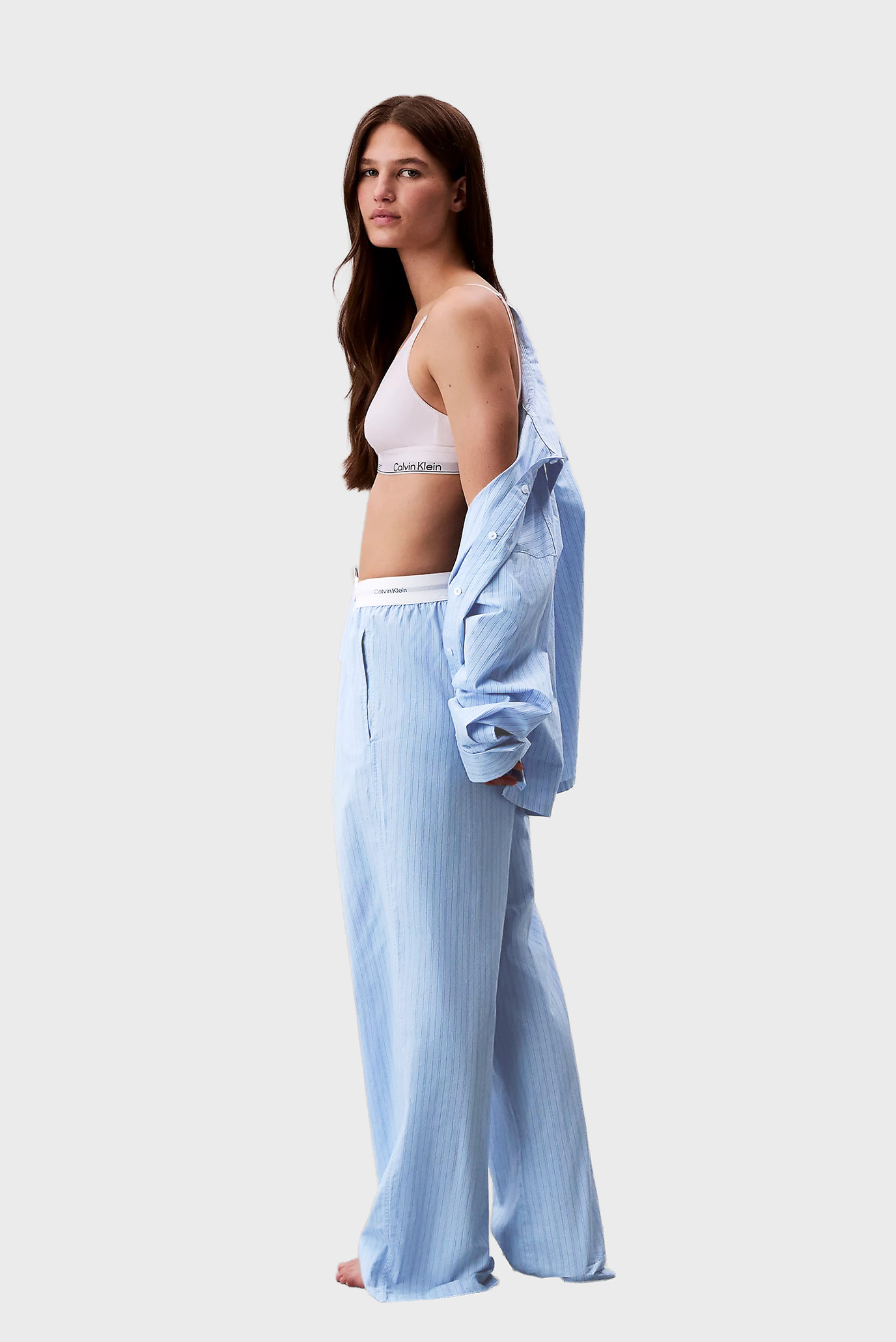 Брюки пижамные LOGO WB POPLIN PANT 2