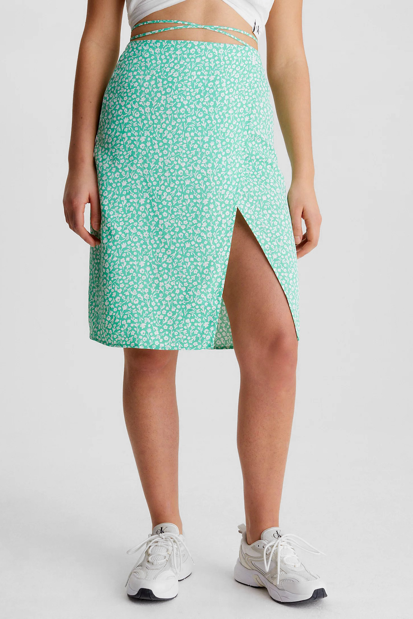 Юбка TIE DETAIL MIDI SKIRT 6