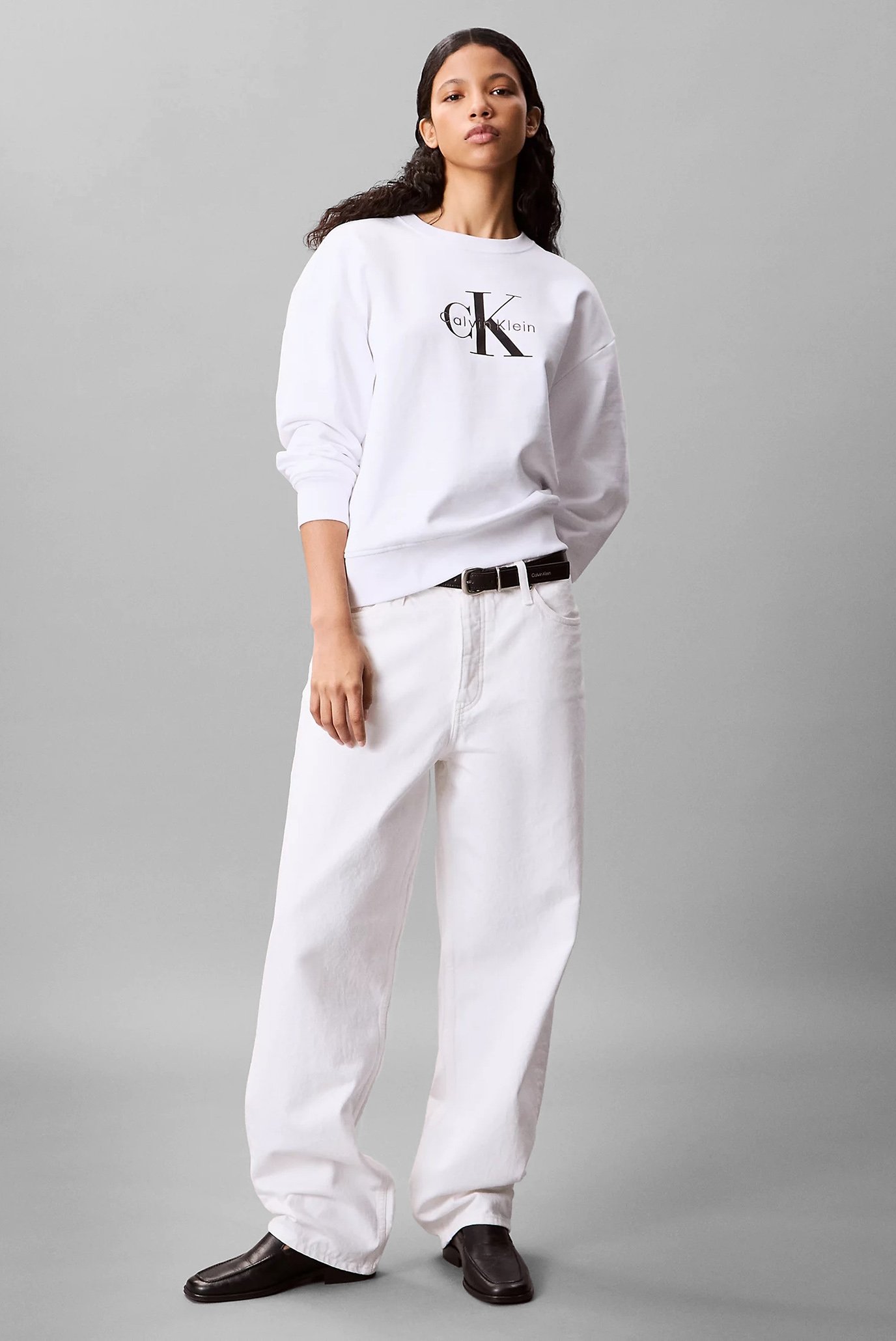 Свитшот LS MONOLOGO FRENCH TERRY RLXD CNCalvin Klein Jeans Свитшот LS MONOLOGO FRENCH TERRY RLXD CN 3