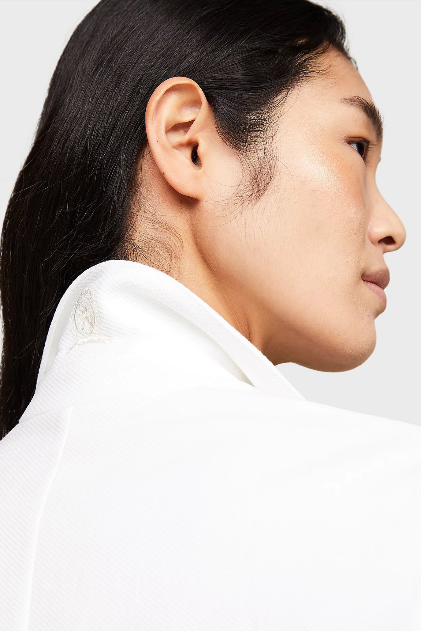 Женский белый жакет THC CC PIQUE DB 4