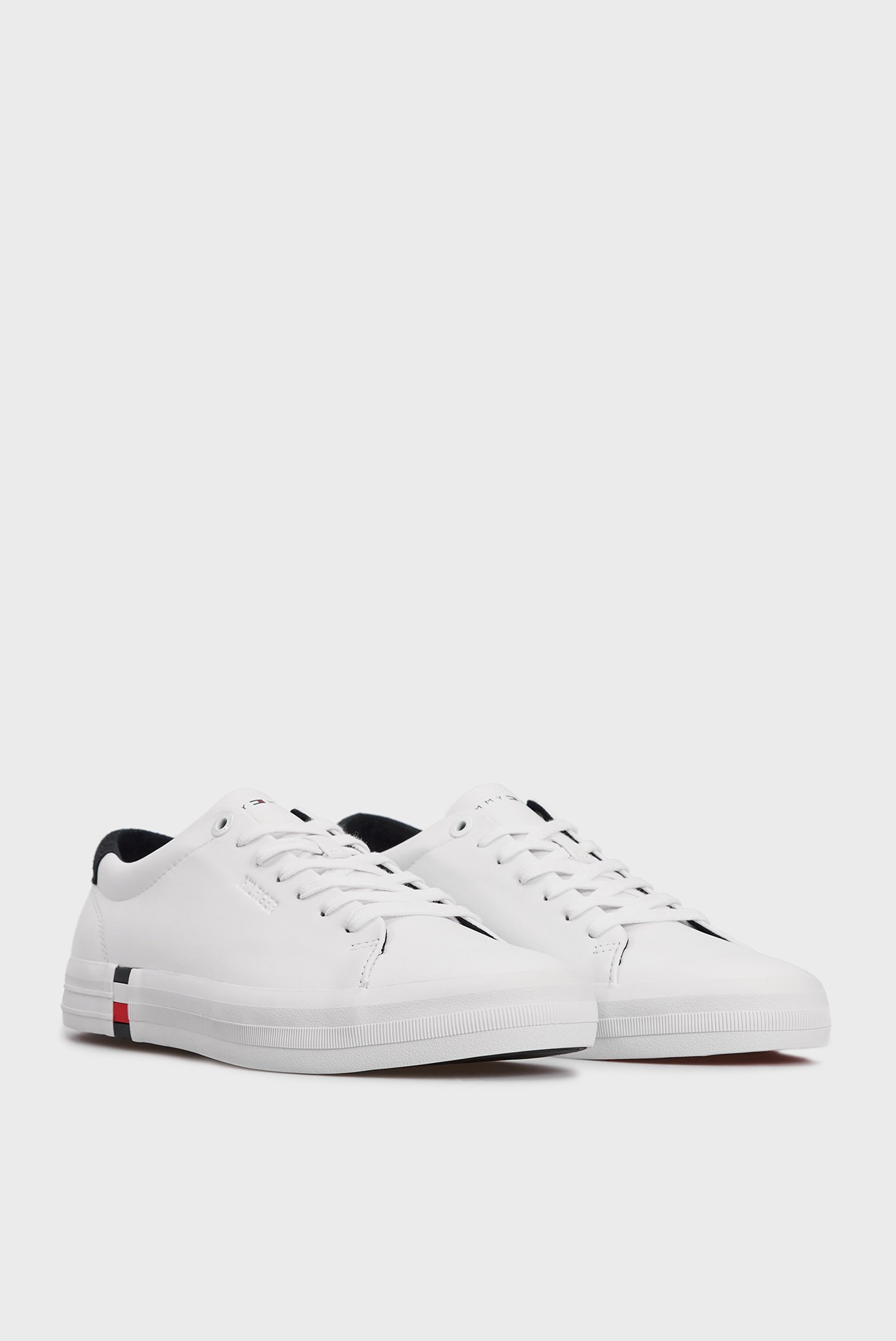 Мужские белые кожаные сникеры PREMIUM CORPORATE VULC SNEAKER 7