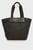 Женская черная сумка CK RAFFIA MEDIUM SHOPPER