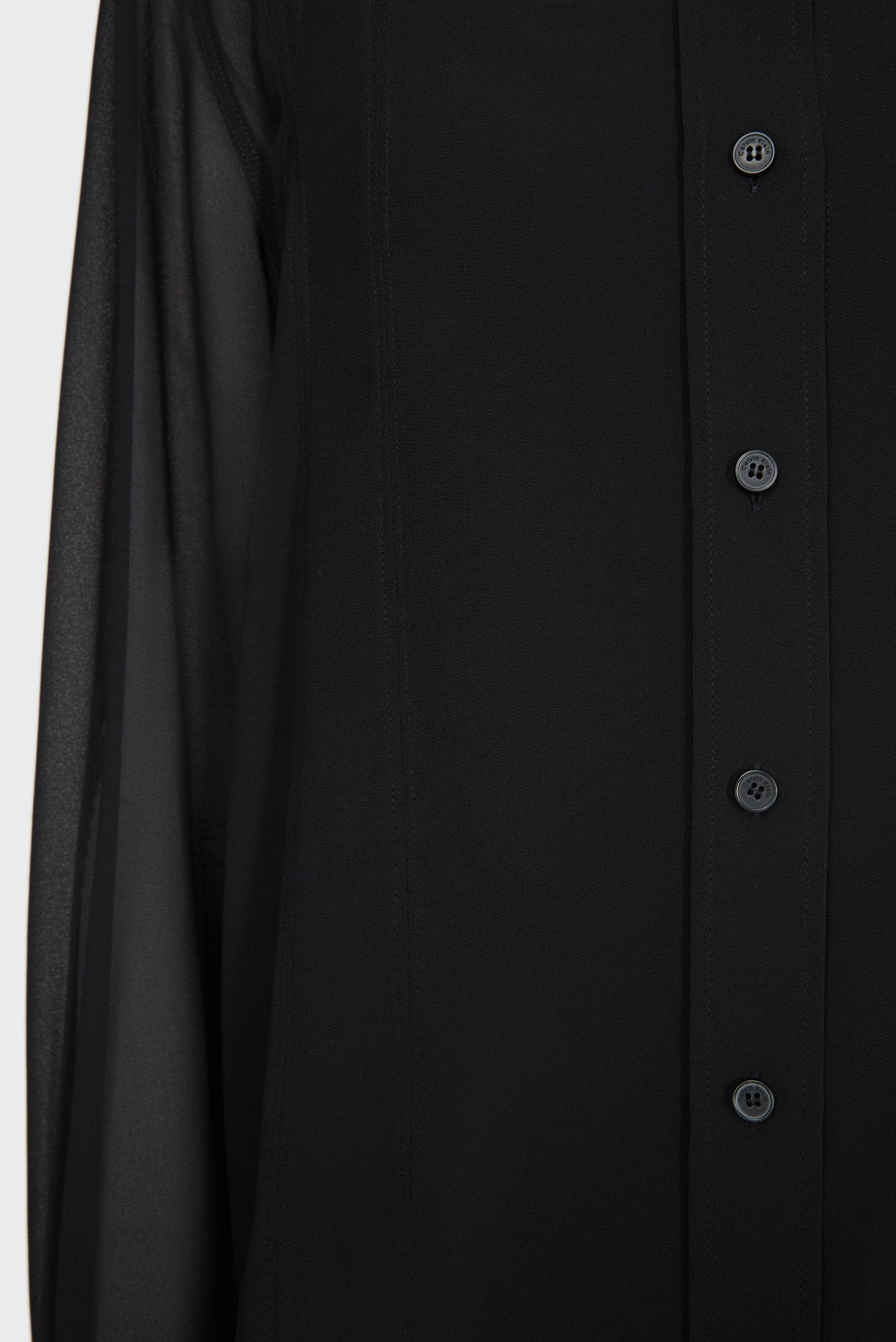 Женская черная блуза GEORGETTE CUT OUT BLOUSE 3