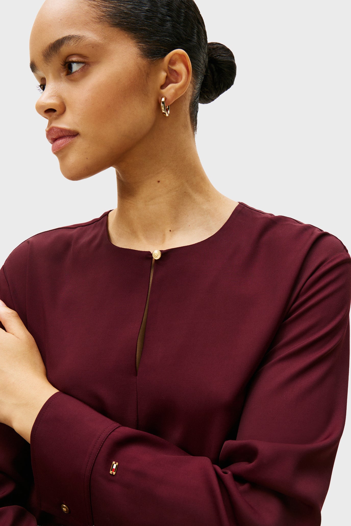 Блузка SOFT VIS LS RELAXED BLOUSE 4