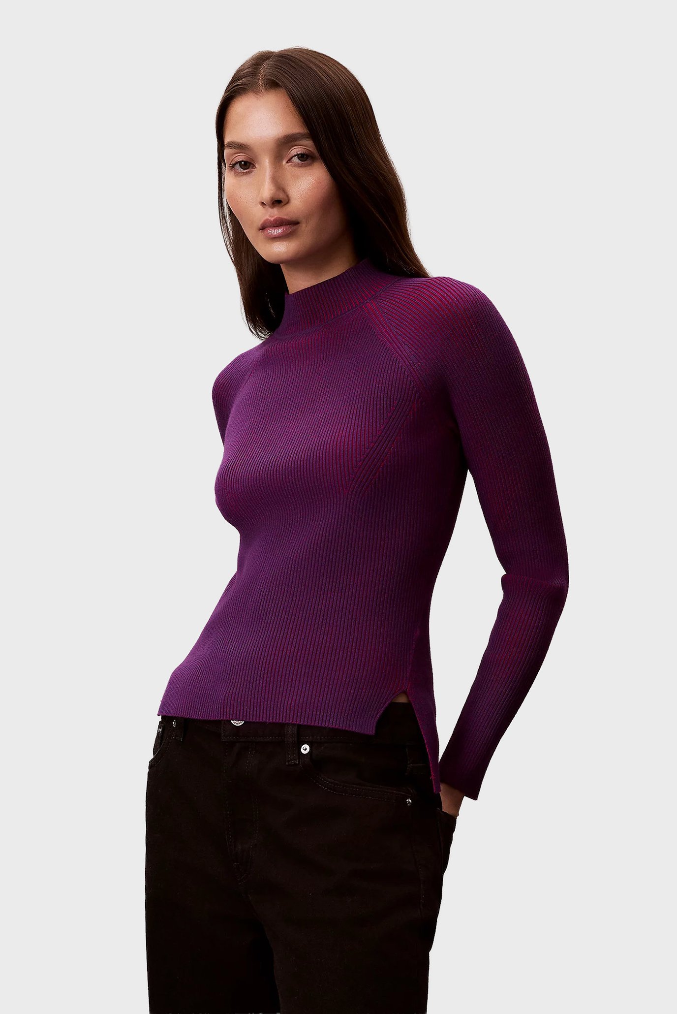 Свитер Snowy Plaited Long Sleeve Mockne 1