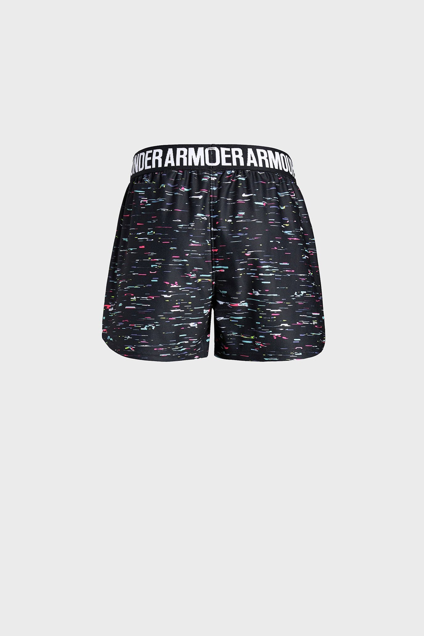 Детские черные шорты с принтом Play Up Printed 2