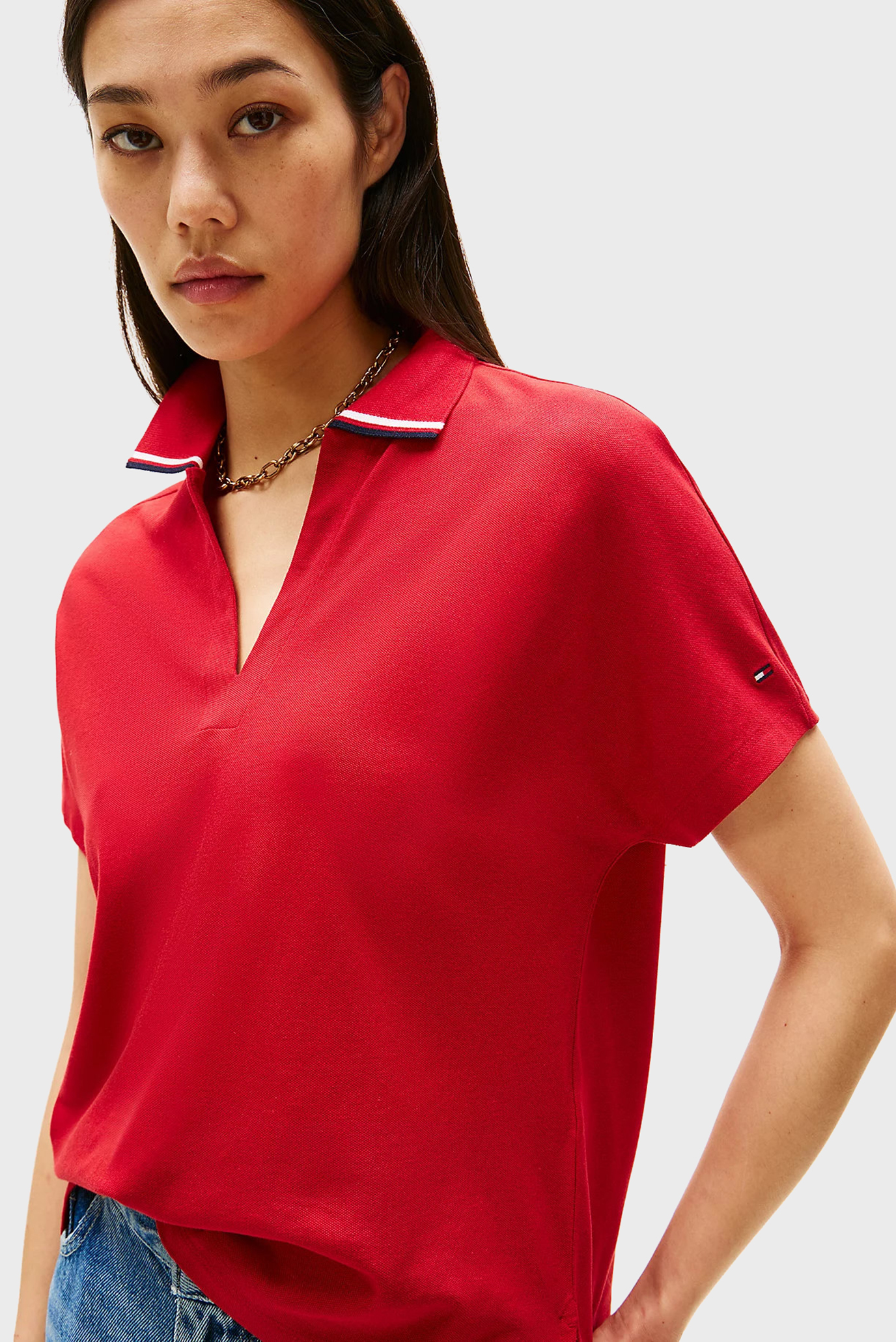 Поло LYOCELL TIPPING OPEN SS POLO 4