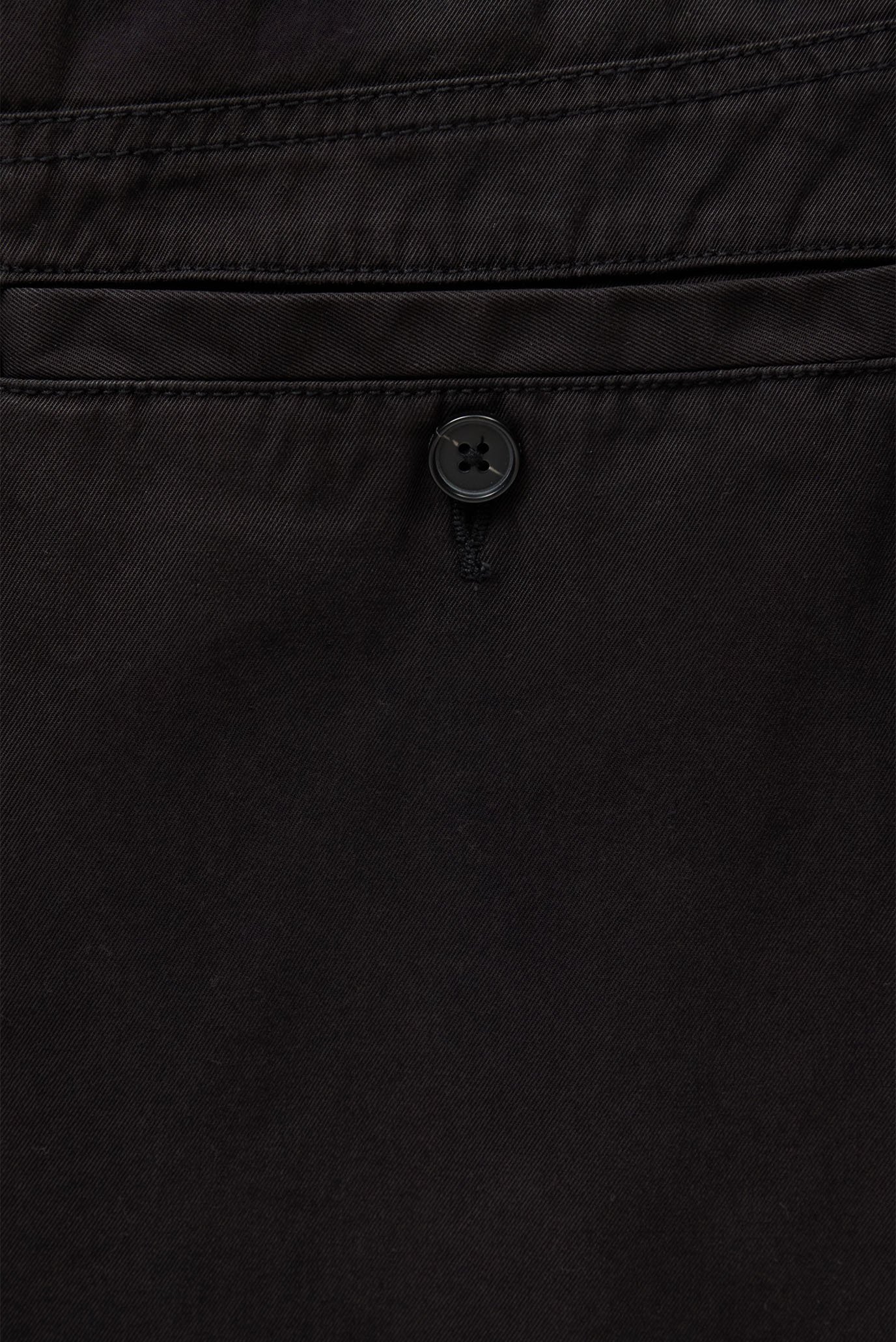 Мужские черные чиносы P-ARTHUR-A PANTALONI 4