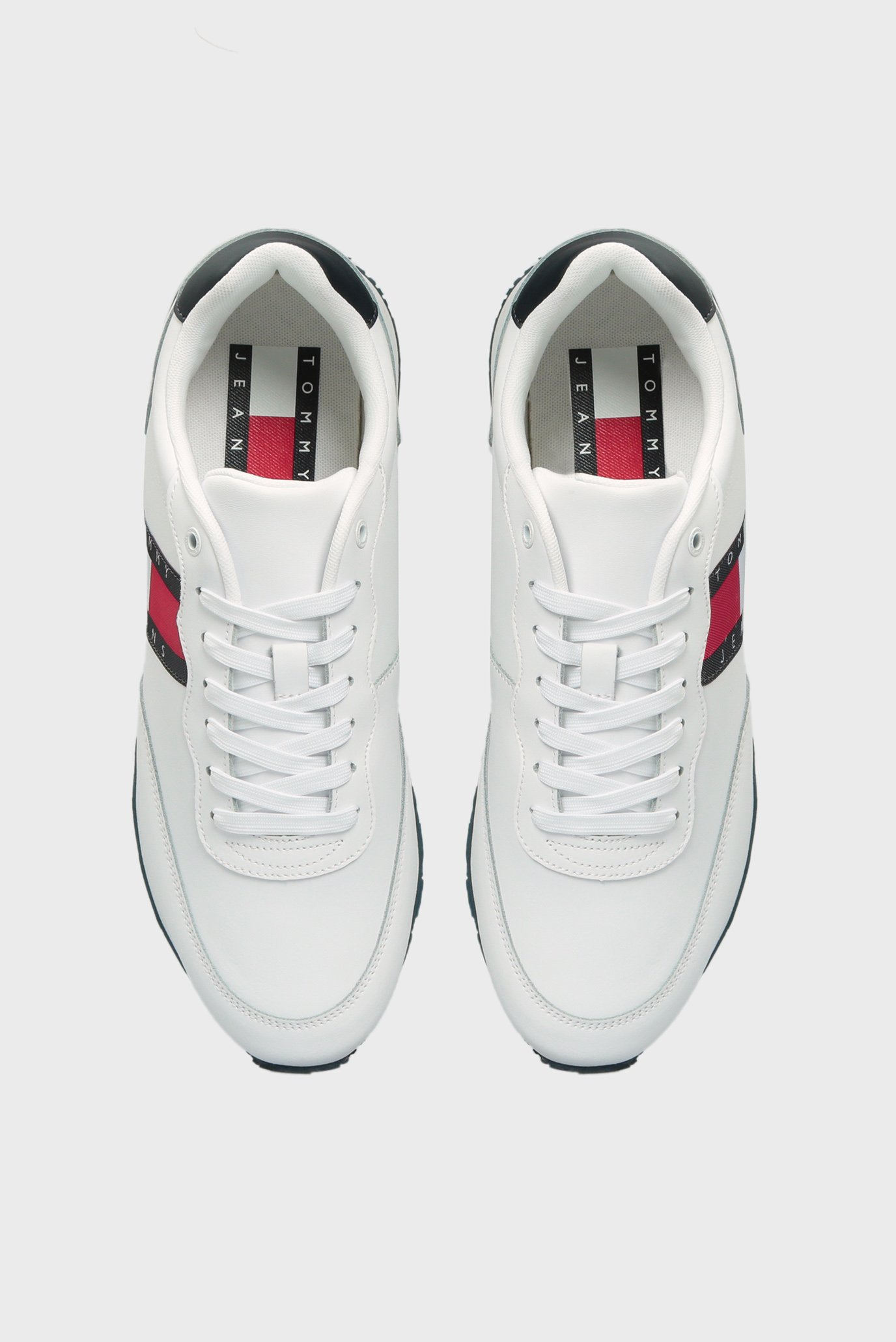 Мужские белые кожаные кроссовки RUNNER Tommy Jeans Мужские белые кожаные кроссовки RUNNER 5