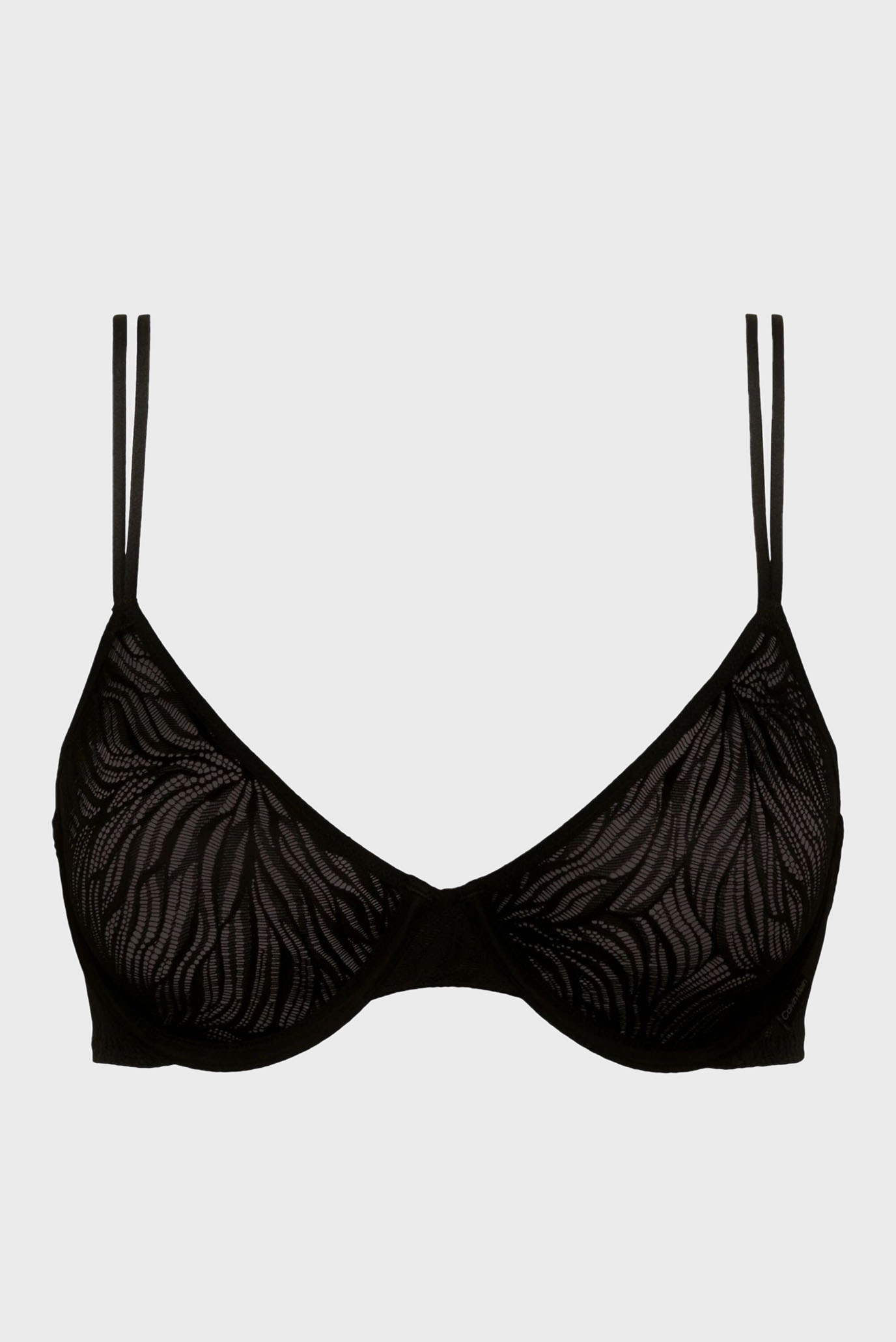 Женский черный бюстгальтер UNLINED DEMI 18