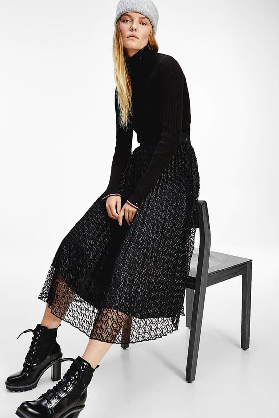 Гольф/TH WARM RIB ROLL-NK SWEATER LS Tommy Hilfiger