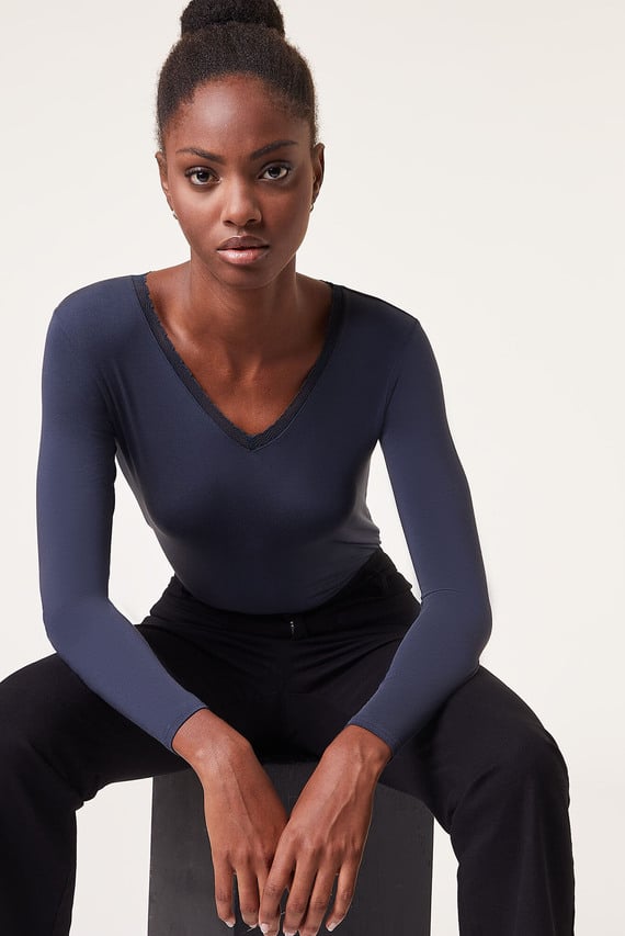 Футболка WARM ME UP LACE - T-SHIRT ML Etam