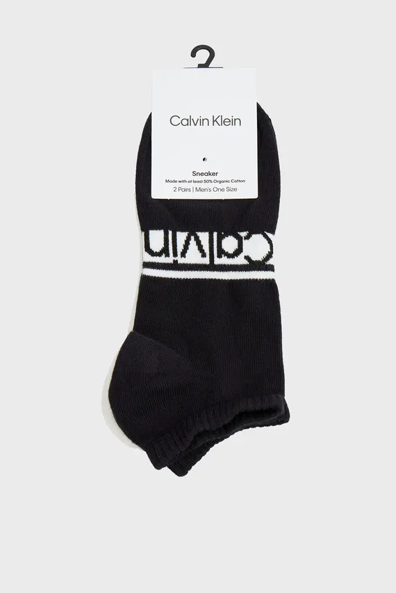 Носки CK MEN SNEAKER 2P LOGO STRIPE Calvin Klein