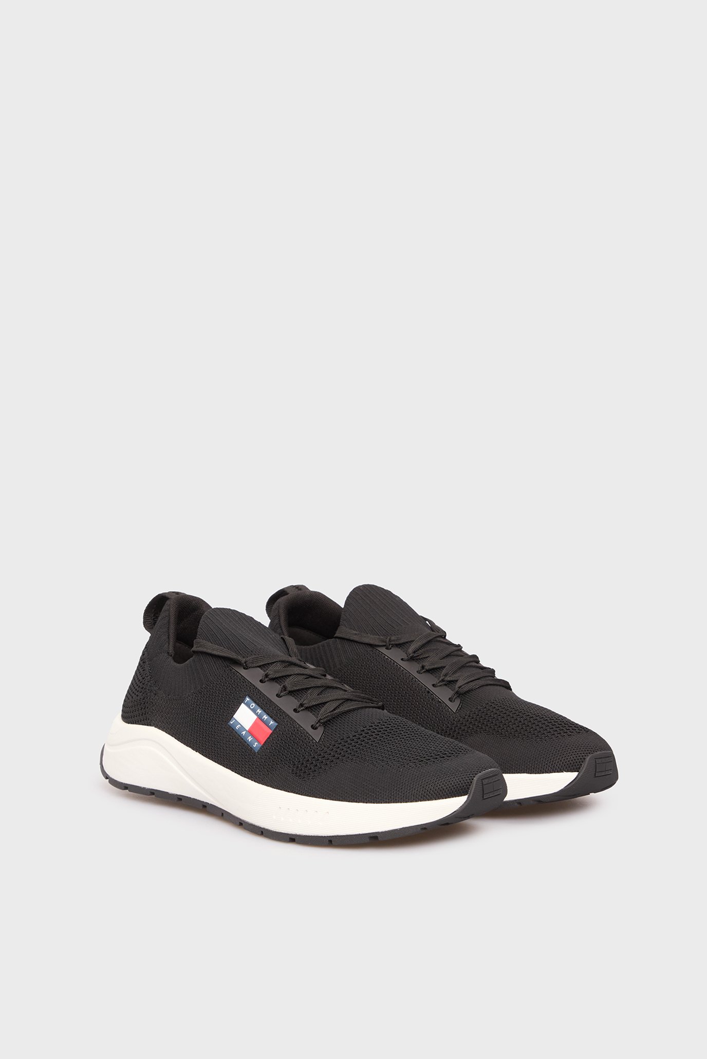 Мужские черные кроссовки TJM RUNNER KNTITTEDTommy Jeans Мужские черные кроссовки TJM RUNNER KNTITTED 3