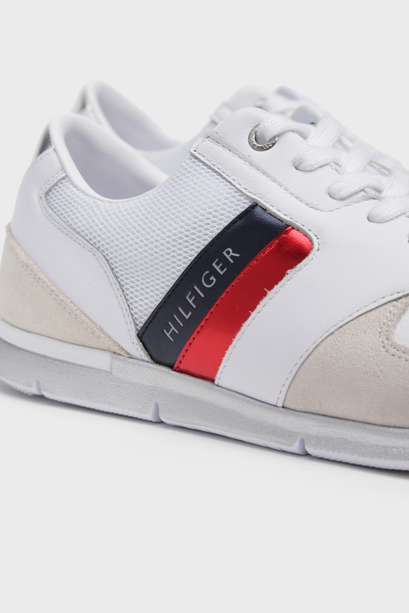 Женские белые кожаные кроссовки LIGHT Tommy Hilfiger Женские белые кожаные кроссовки LIGHT 10