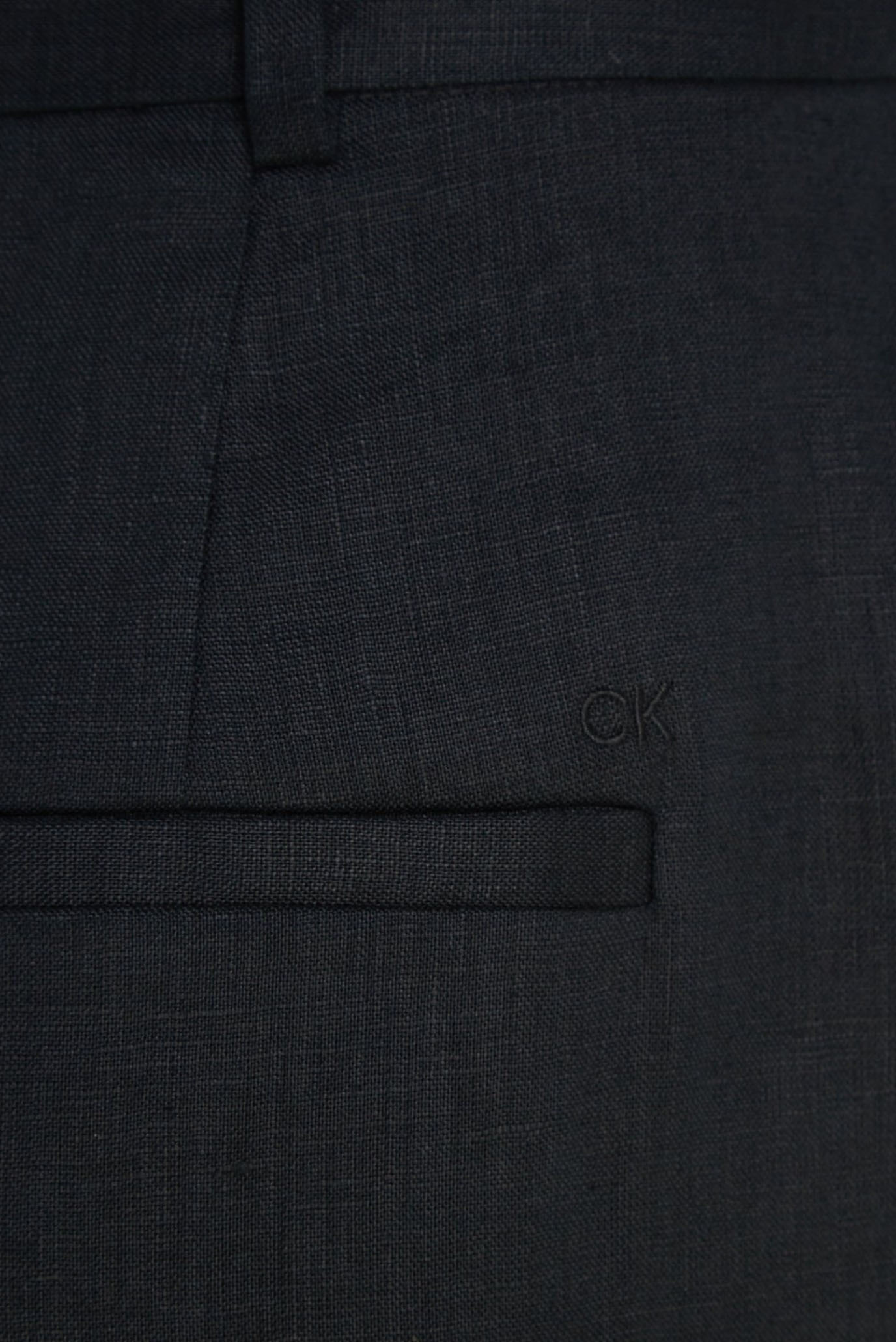 Брюки LINEN SLIM STRAIGHT CROPPED PANT 6