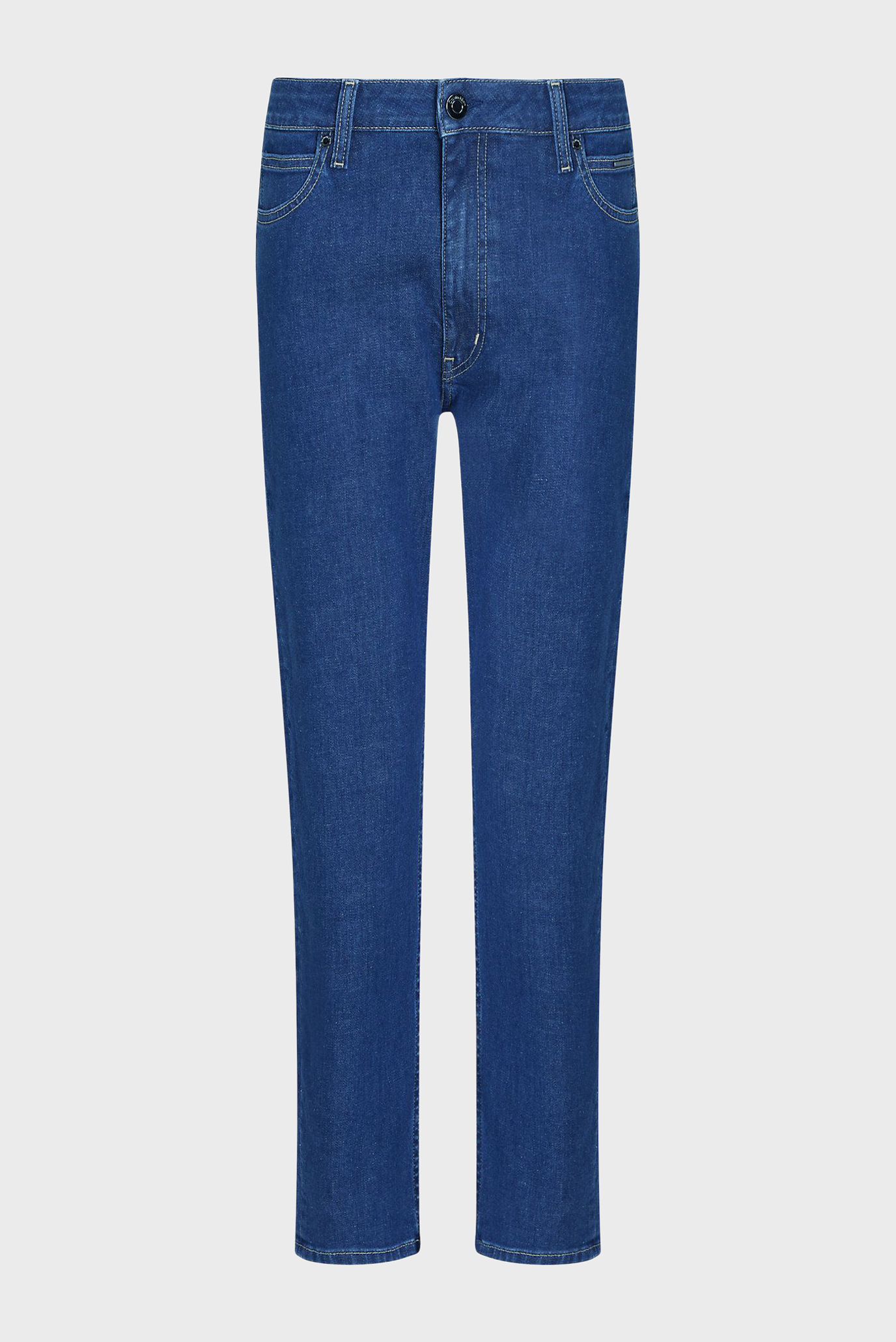 Джинсы HIGH RISE TAPERED MID BLUE 5