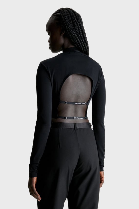 Лонгслив BACK STRAP LONG SLEEVE TOP