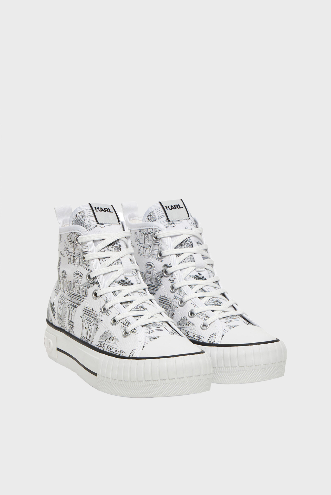 Кеды KAMPUS MAX Jorge Parra Print Hi 2