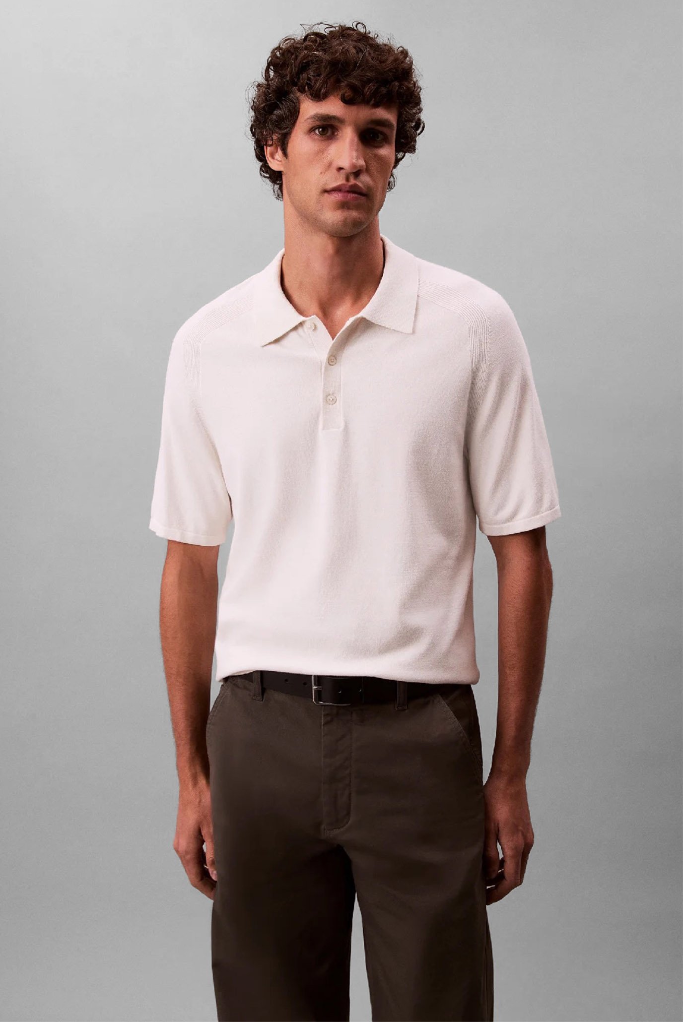 Свитер SS CK TECH KNIT SWEATER POLO 14G 3