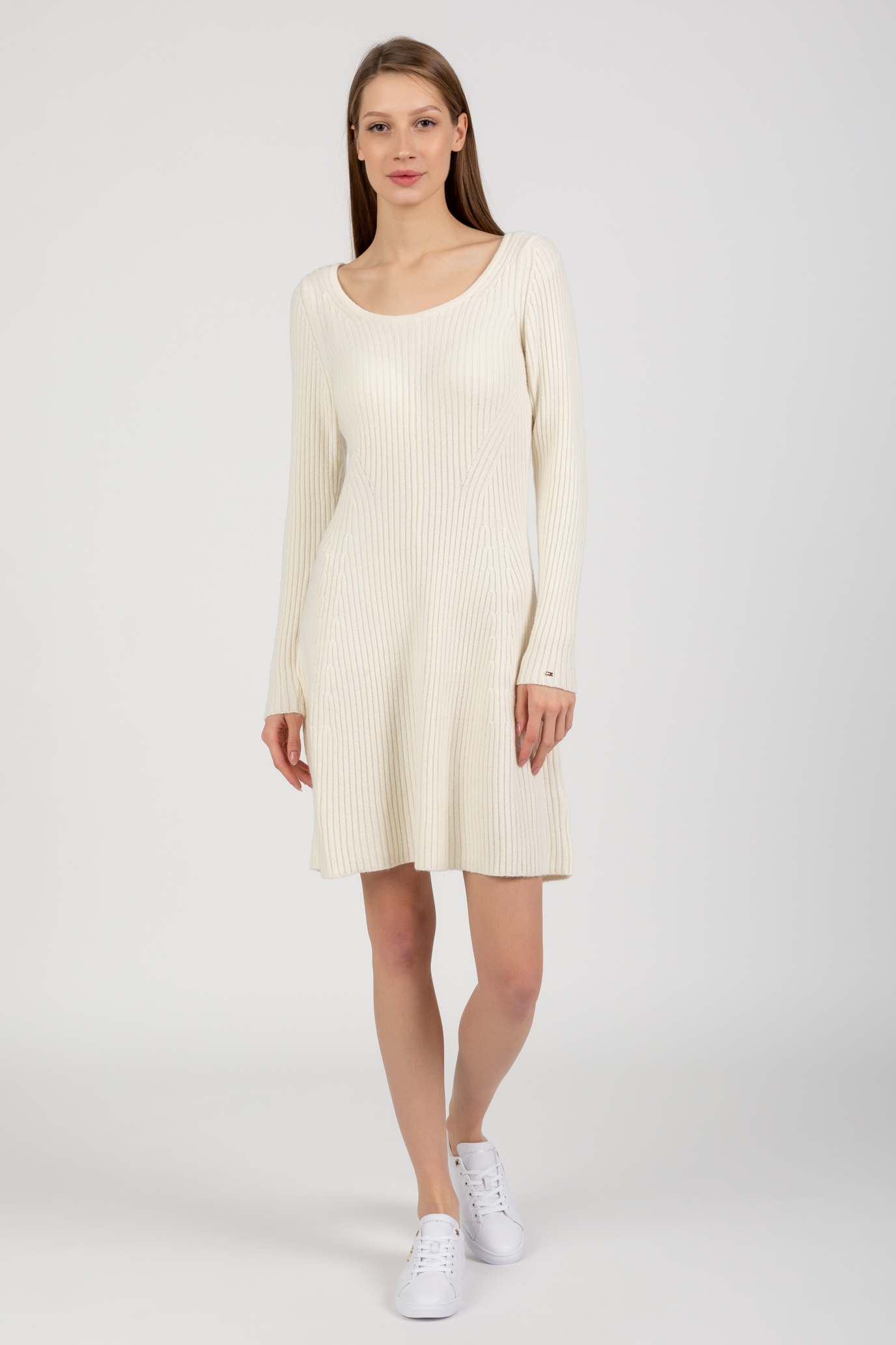 Платье FIT&FLARE SCOOP NECK RIBS DRESSTommy Hilfiger Платье FIT&FLARE SCOOP NECK RIBS DRESS 5