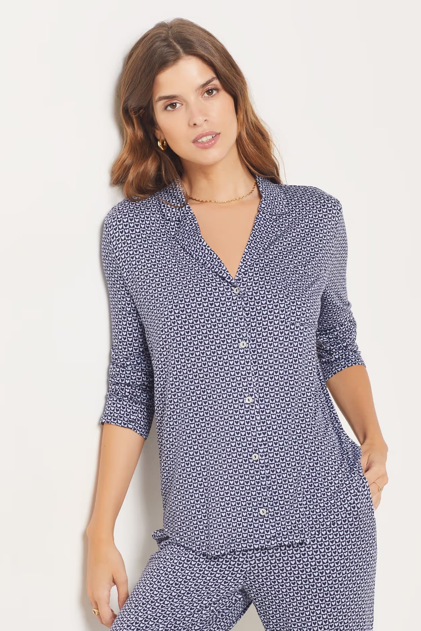 Ночная рубашка VIKENTIA - CHEMISE - MARINE 5