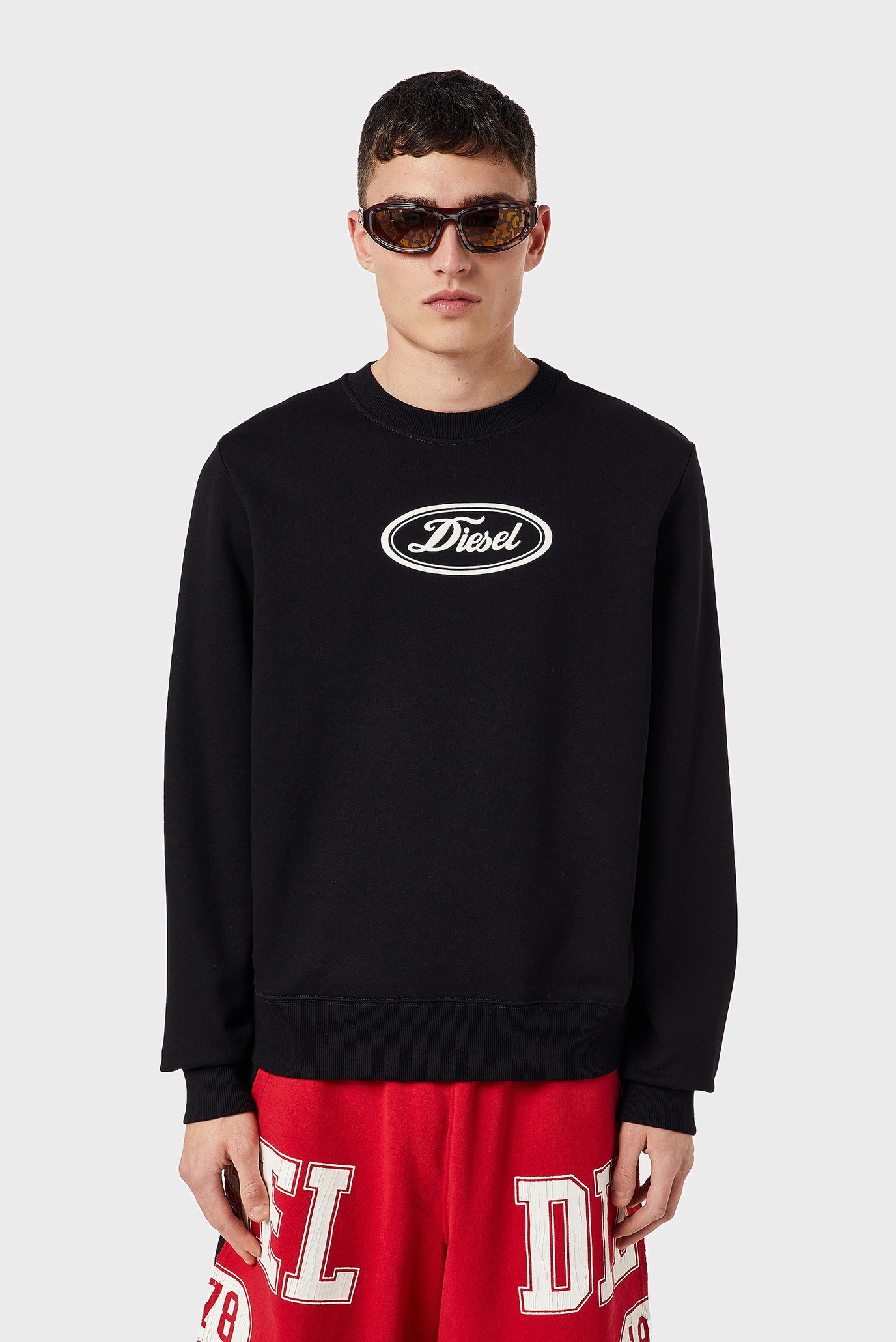 Мужской черный свитшот S-GINN-C2 9