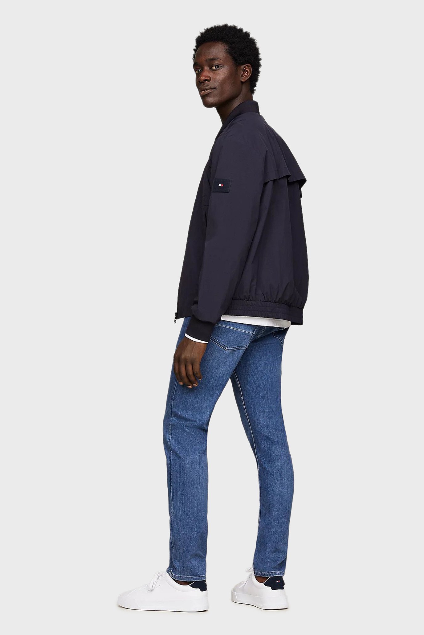 Мужской темно-синий бомбер PORTLAND BOMBERTommy Hilfiger Мужской темно-синий бомбер PORTLAND BOMBER 3