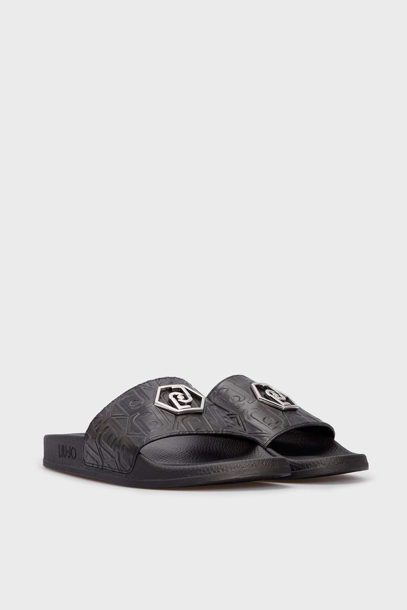 Женские черные слайдеры 3