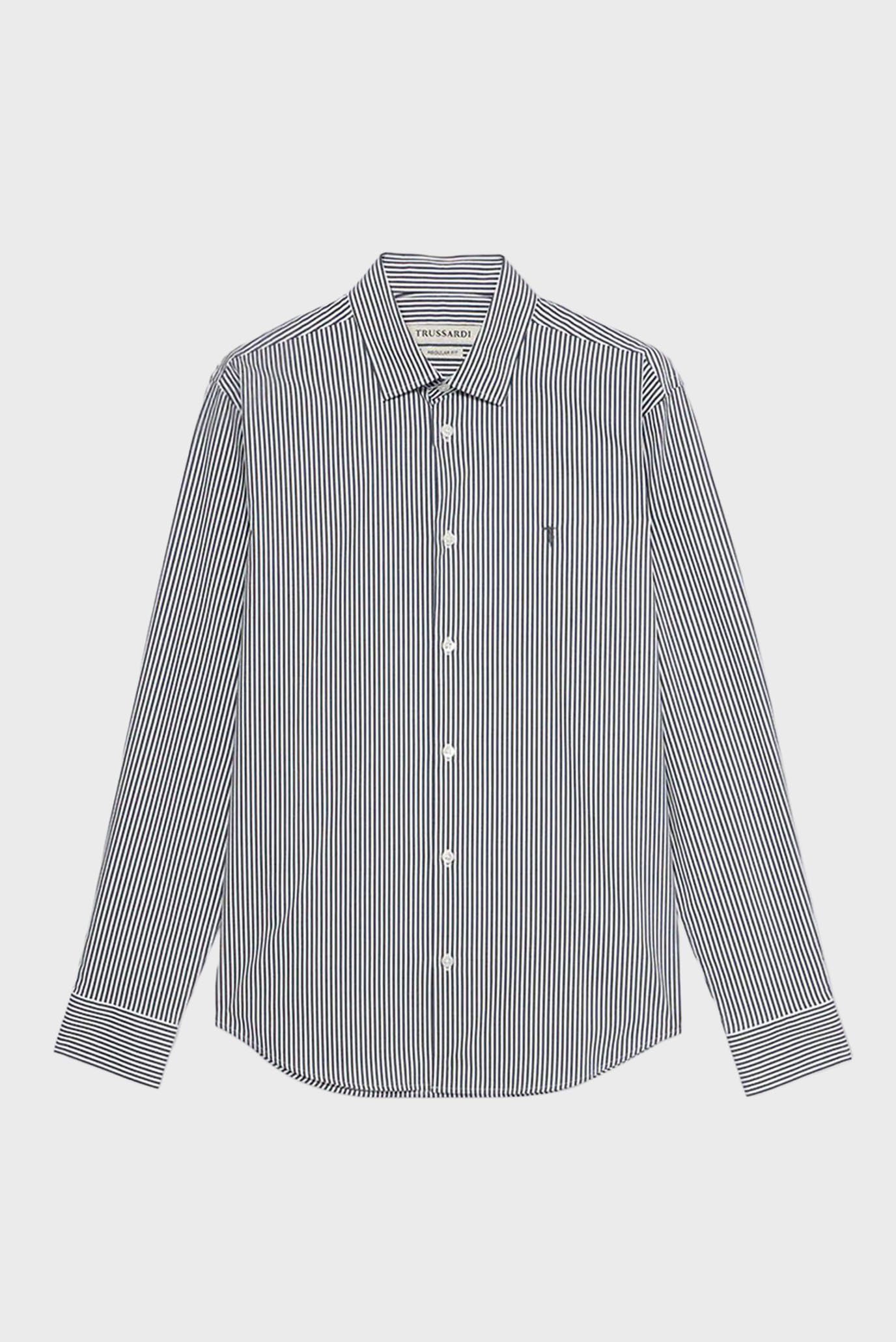 Рубашка REGULAR FIT SHIRT - STRIPED POPLIN 1