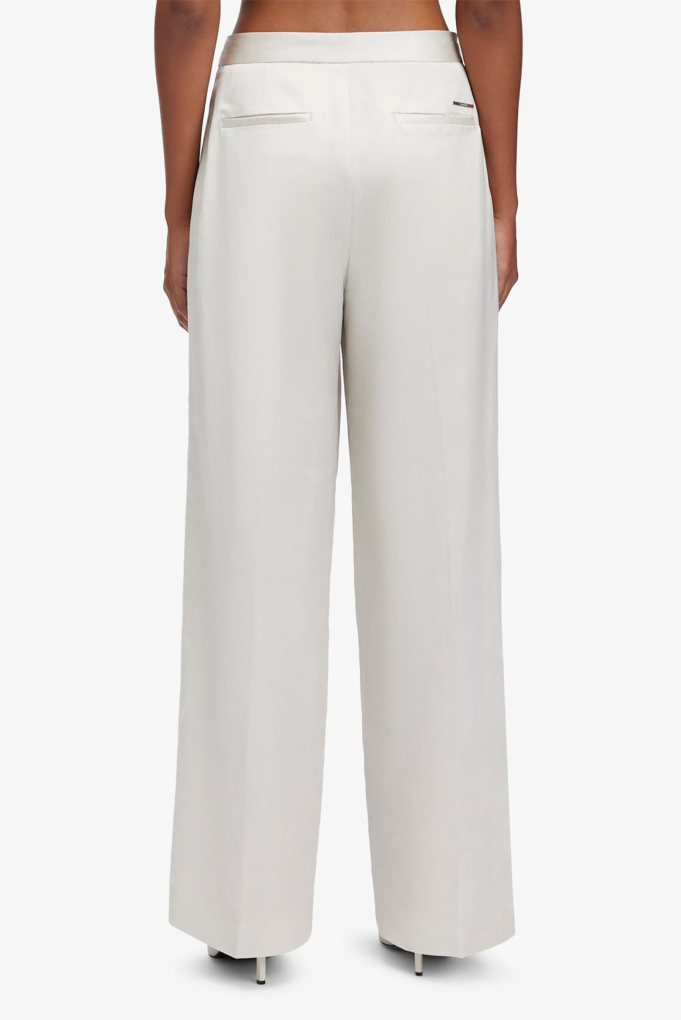 Брюки SHINY VISCOSE TAILORED WIDE LEG 3