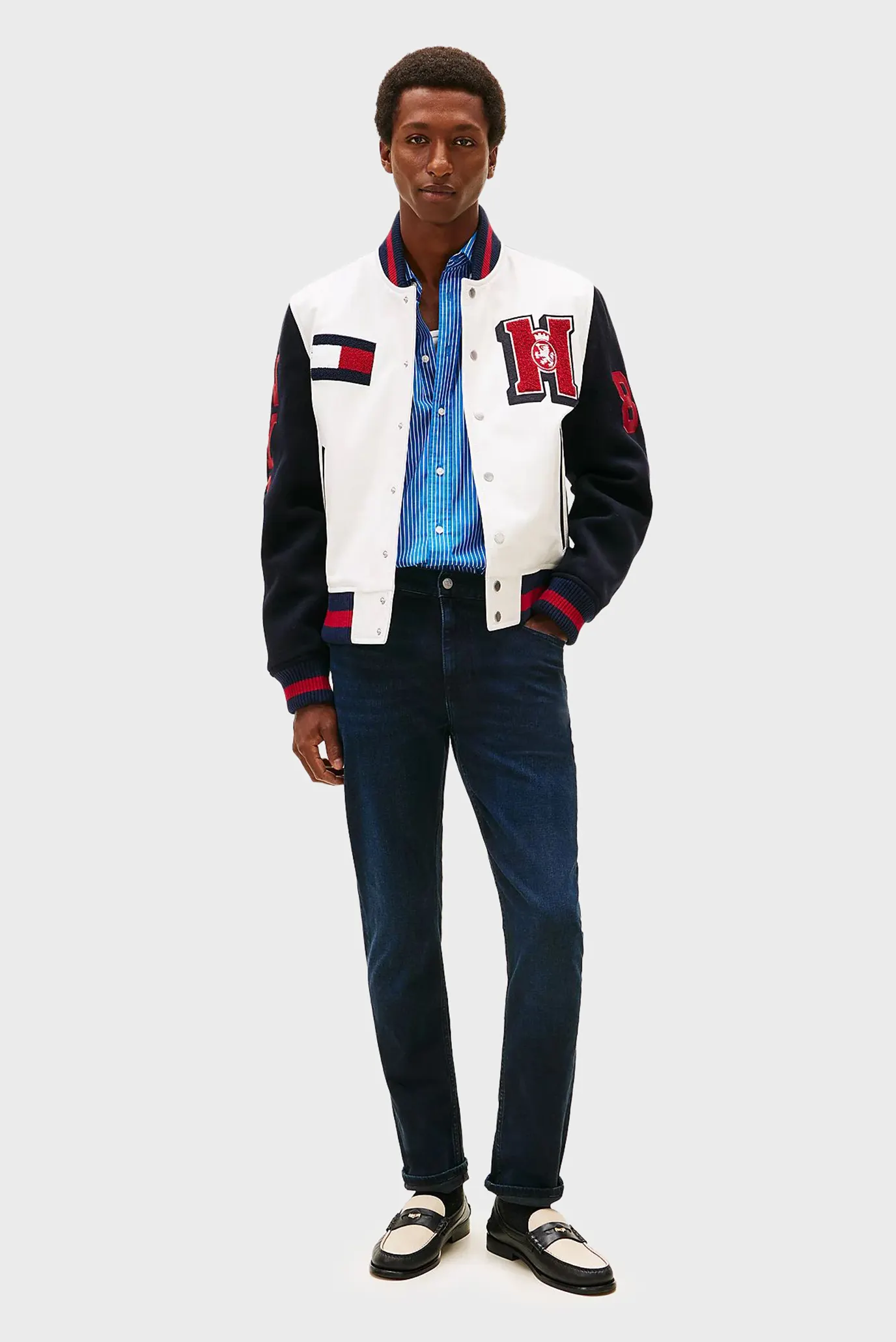 Джинсы SLIM BLEECKER CALDER BLUE BLACK 2