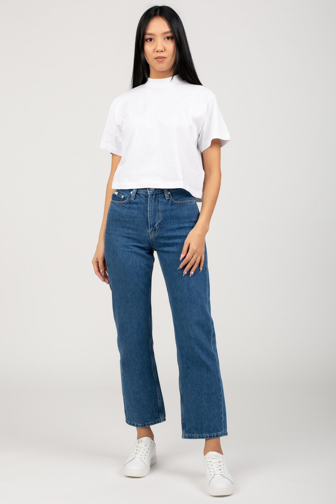 Джинсы HIGH RISE STRAIGHT ANKLE 5