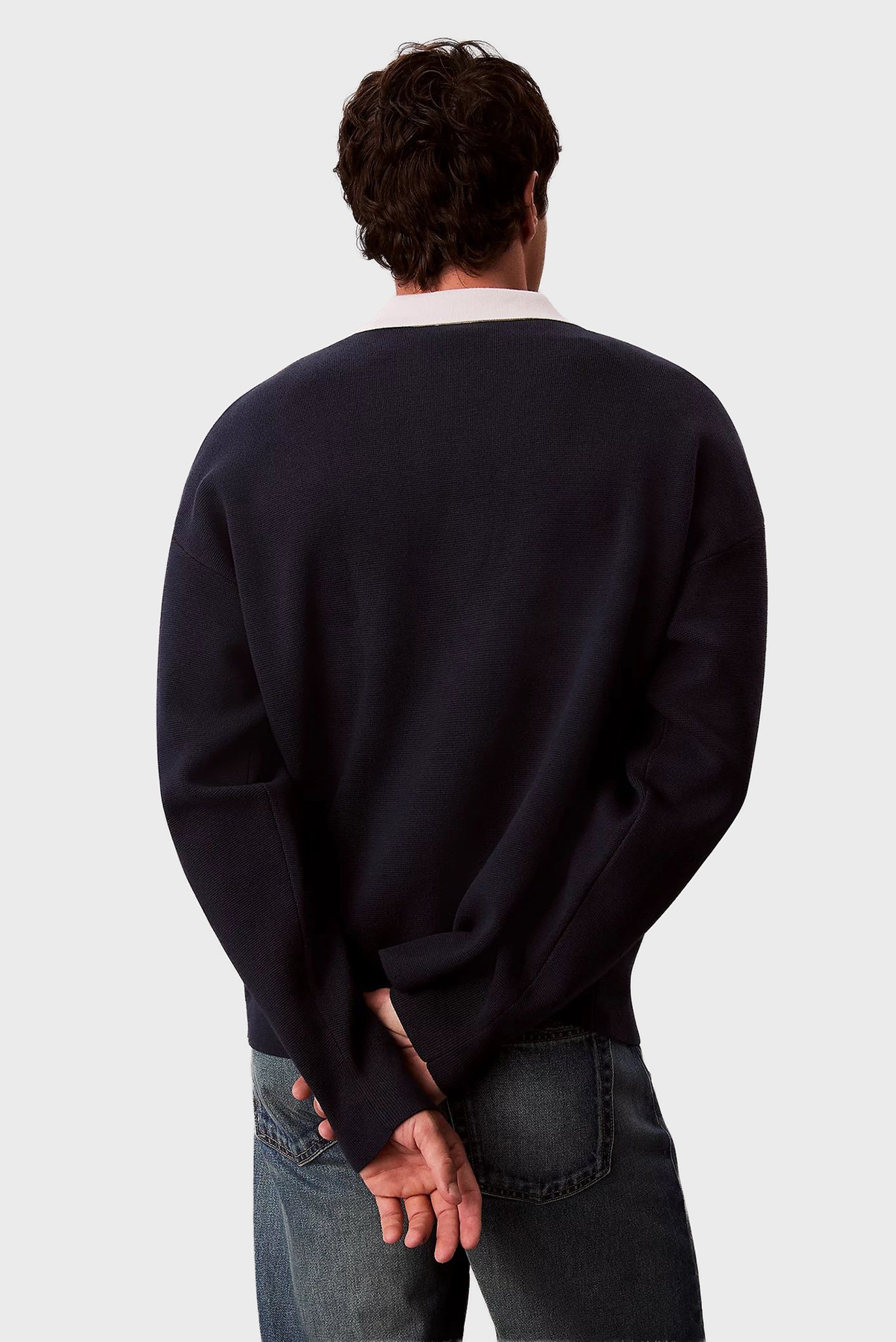 Свитер LS SOLID OVERSIZED JOHNNY COLLAR 3