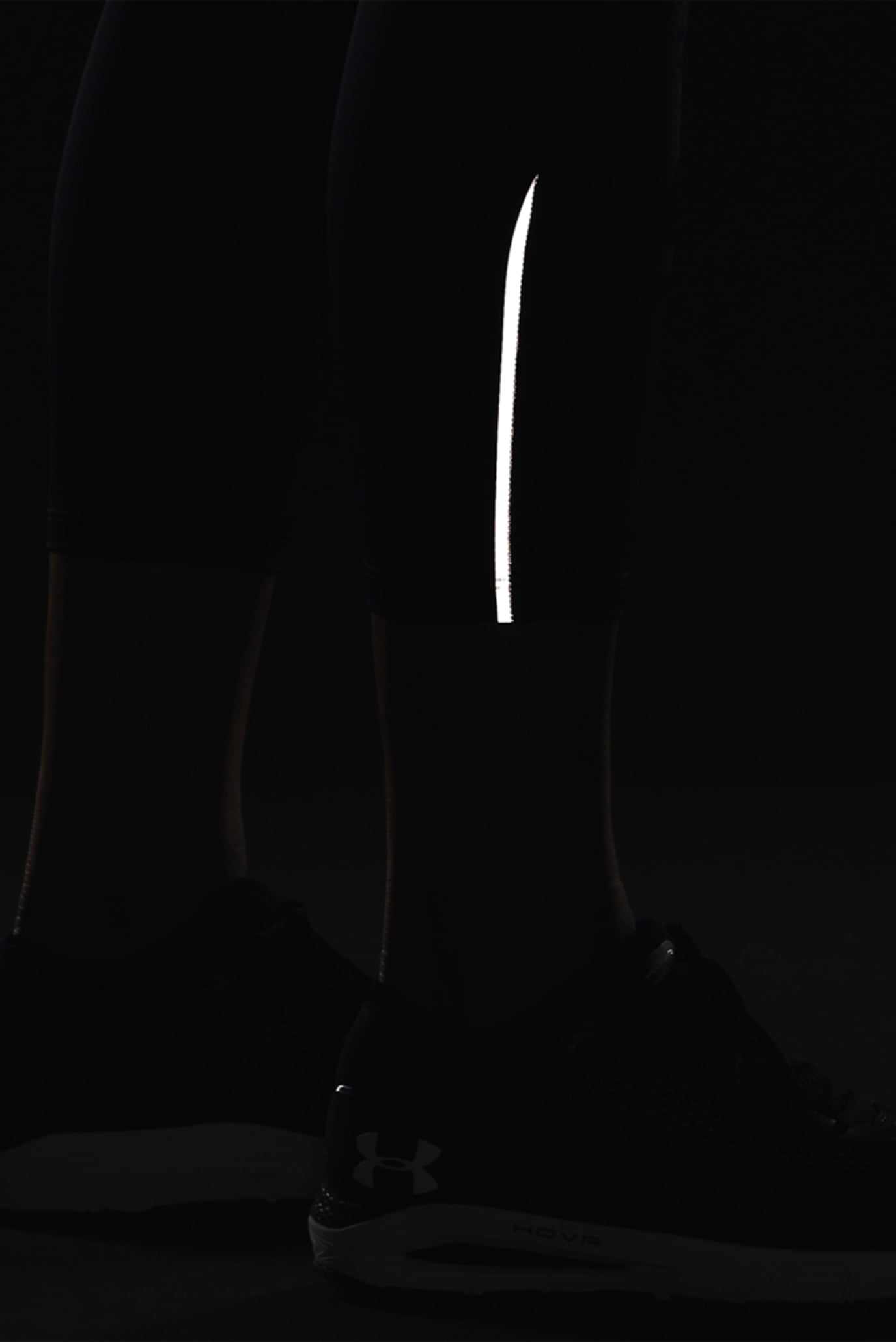 Женские черные тайтсы UA Destroy All Miles Ankle Tight 5