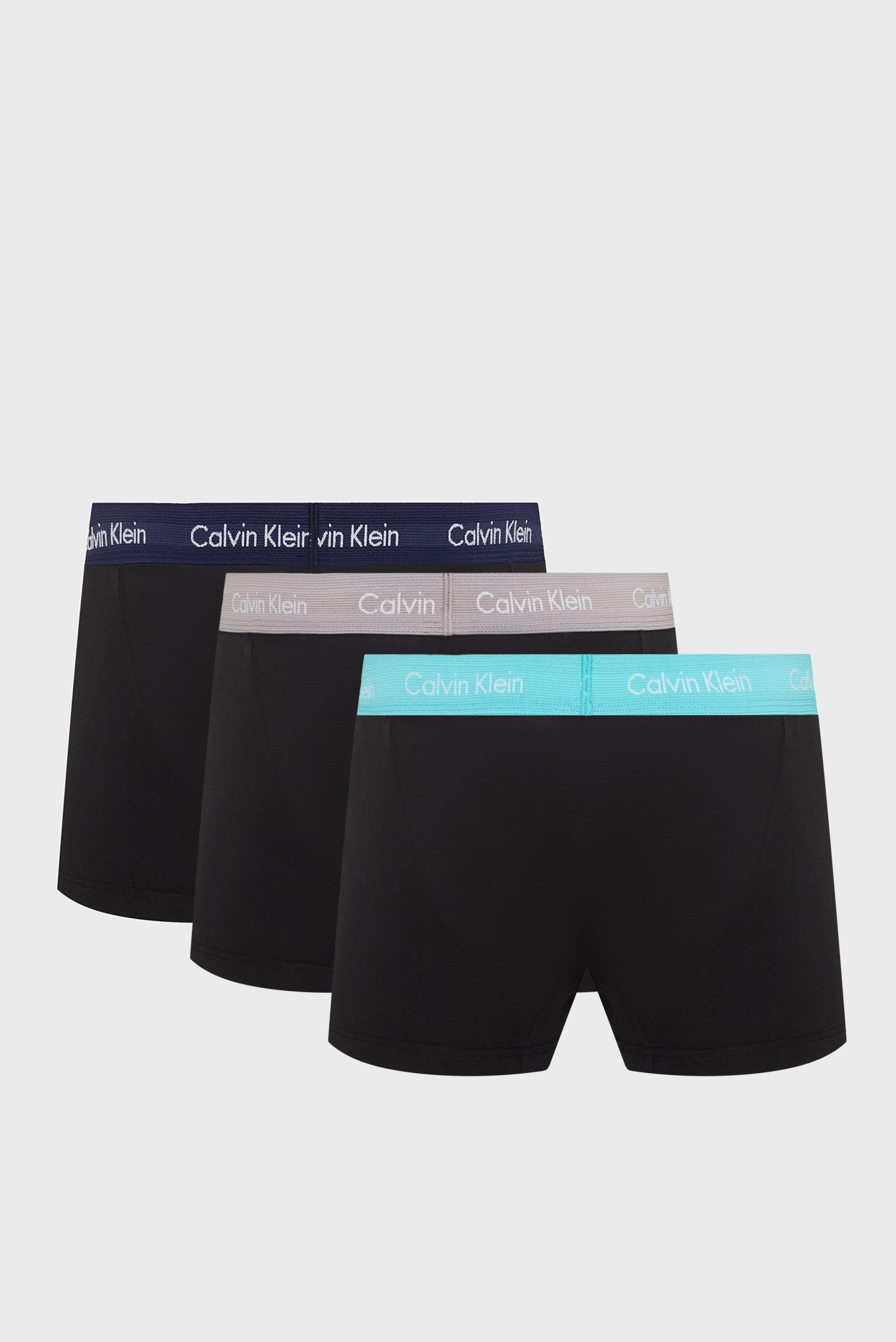 Мужские черные боксеры (3 шт) LOW RISE TRUNKCalvin Klein Мужские черные боксеры (3 шт) LOW RISE TRUNK 6