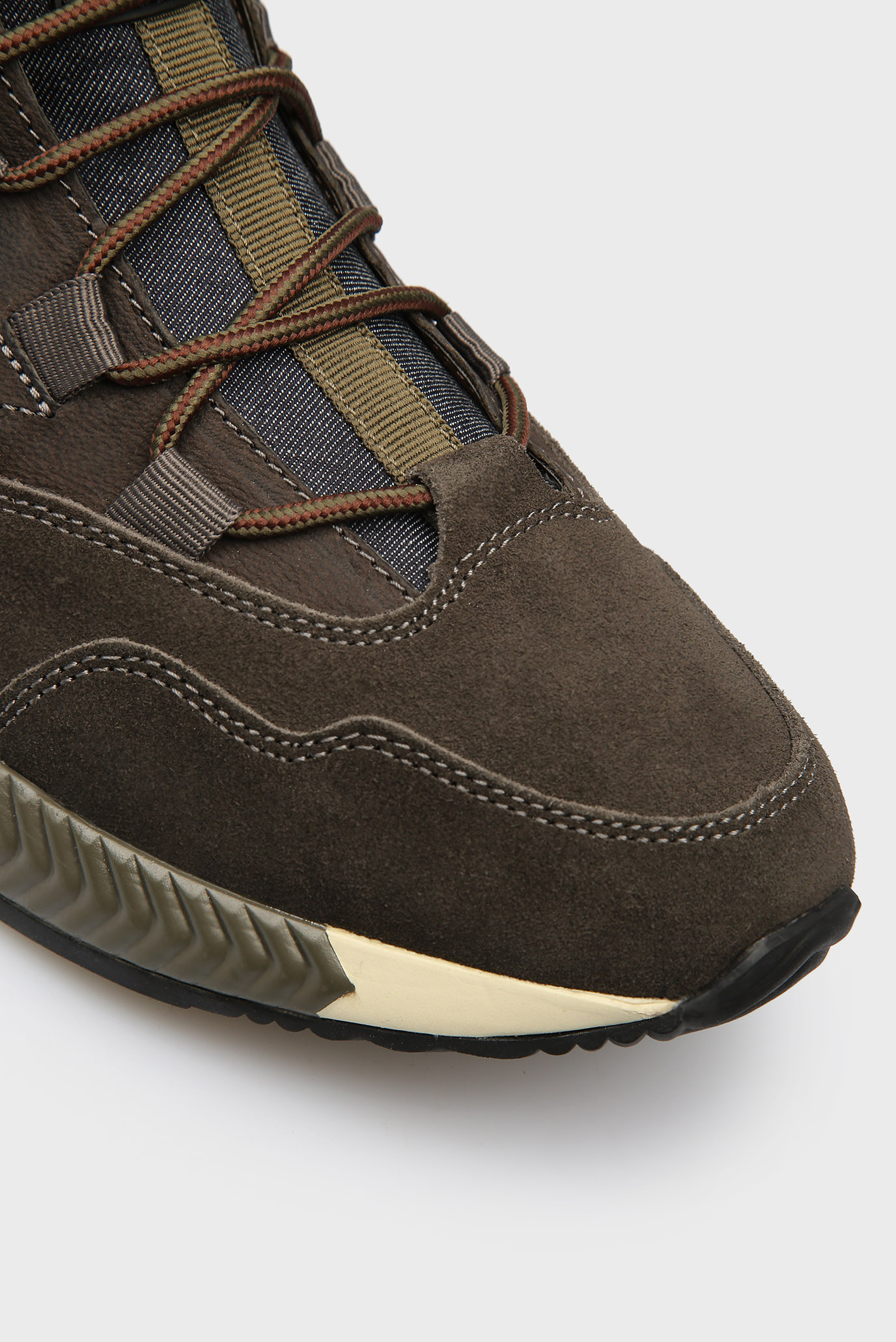 Мужские оливковые замшевые хайтопы ARDMORE 9