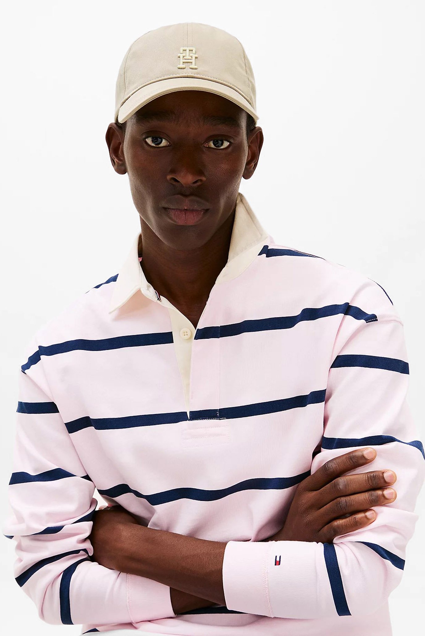 Мужская бежевая кепка TH IMD COLOR 6 PANEL CAPTommy Hilfiger Мужская бежевая кепка TH IMD COLOR 6 PANEL CAP 2