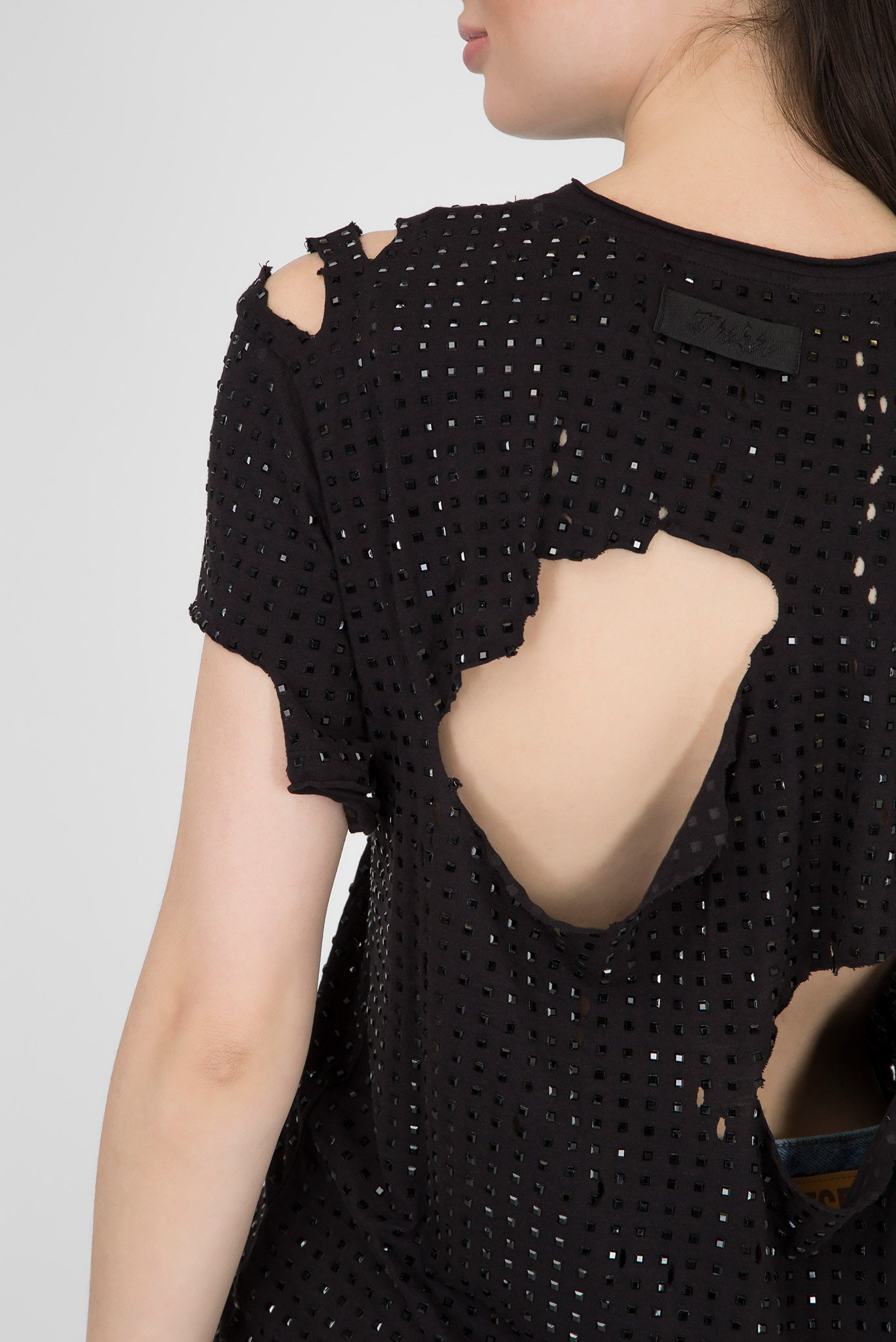 Женский черный топ T-RATY 4