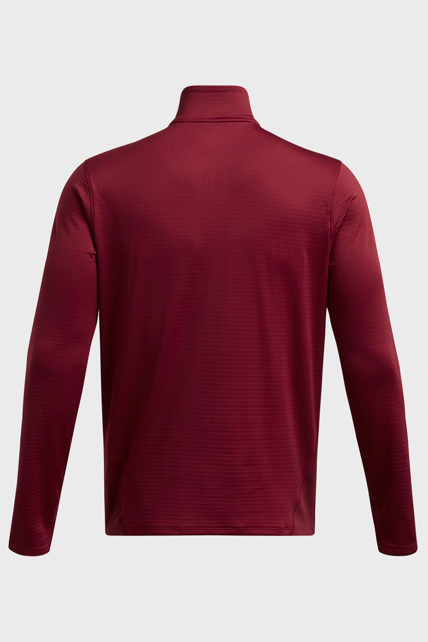 Мужская бордовая спортивная кофта UA Vanish CW 1 4 Zip 5