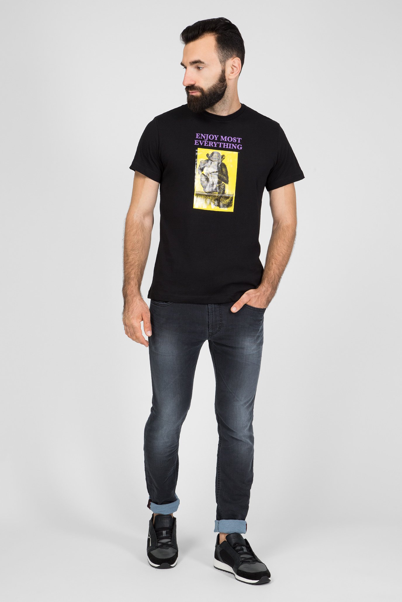 Мужские темно-синие джинсы THOMMER CB-NE Sweat jeans 5