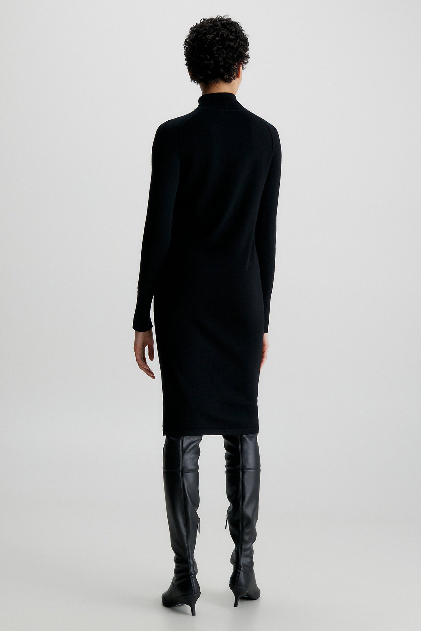 Платье EXTRA FINE WOOL HIGH-NK DRESSCalvin Klein Платье EXTRA FINE WOOL HIGH-NK DRESS 3
