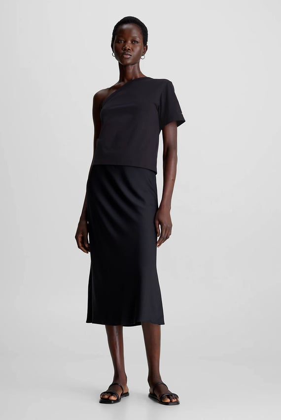 Футболка SMOOTH COTTON ONE SHOULDER TOP